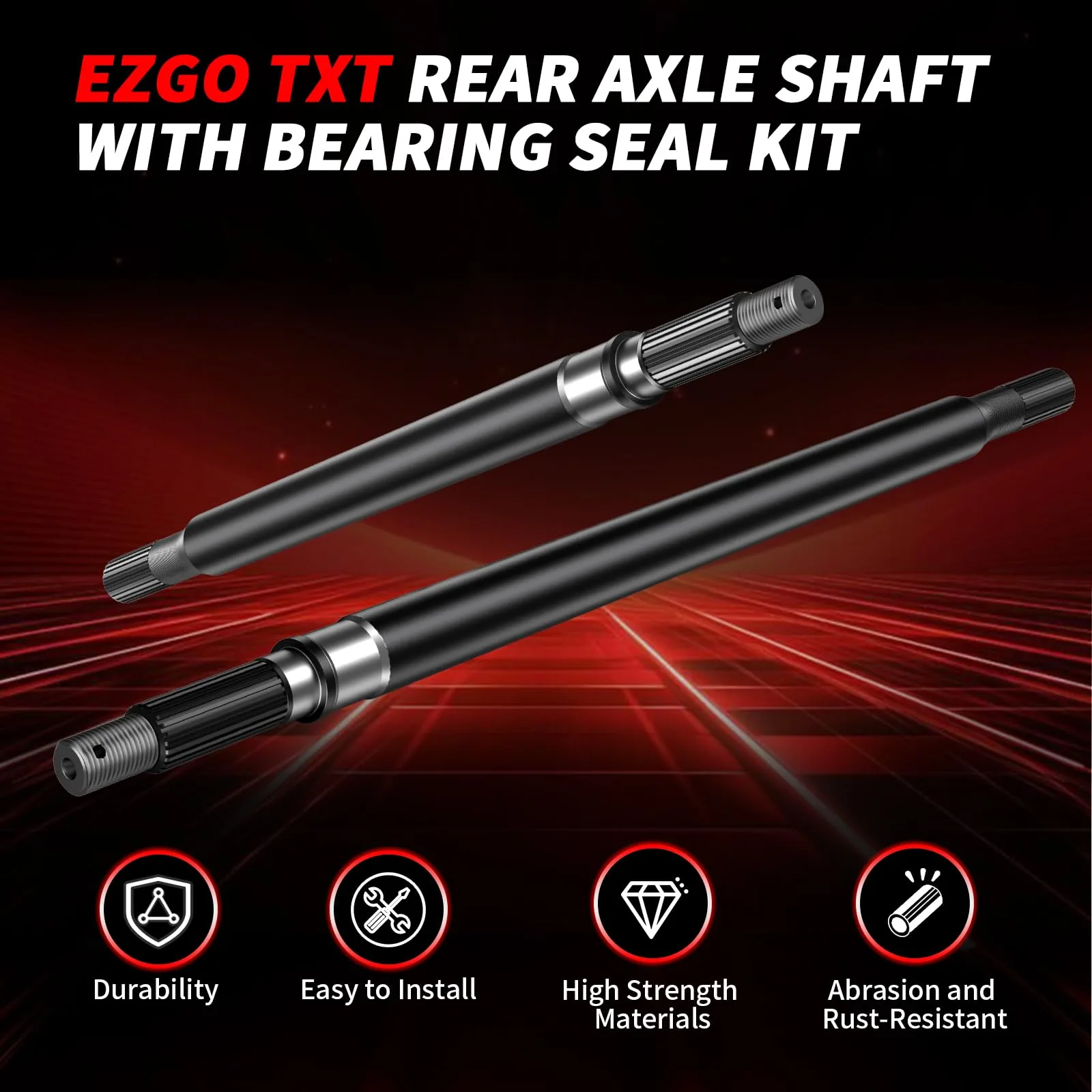 CASISPRO E-Z-GO TXT Medalist Rear Axle Shaft Kit image 2