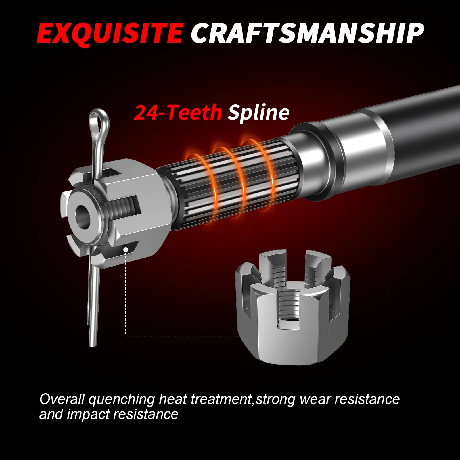 CASISPRO E-Z-GO TXT Medalist Rear Axle Shaft Kit image 3