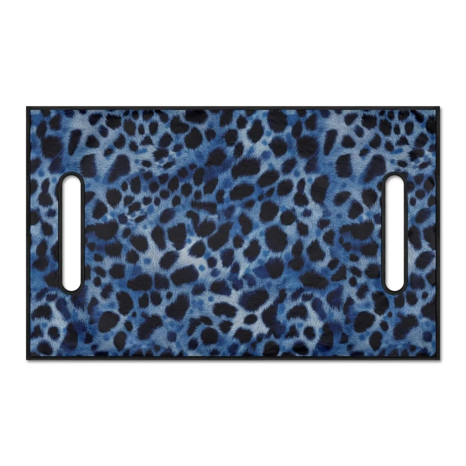 FUIALDOLG Golf Cart Seat Cover 50 x 30.9 in — Blue Leopard Stripe image 2