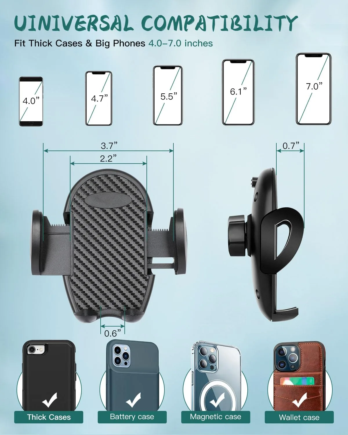 ILVGOLF Universal Cup Holder Phone Mount image 2