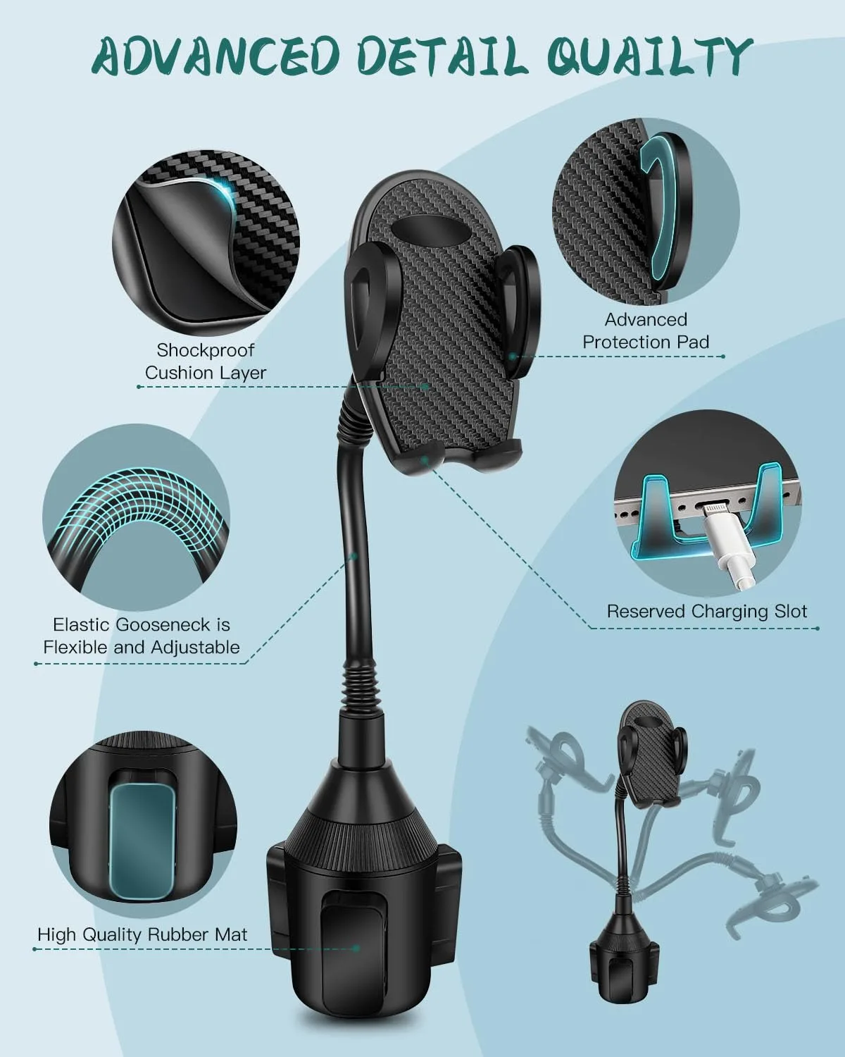 ILVGOLF Universal Cup Holder Phone Mount image 4