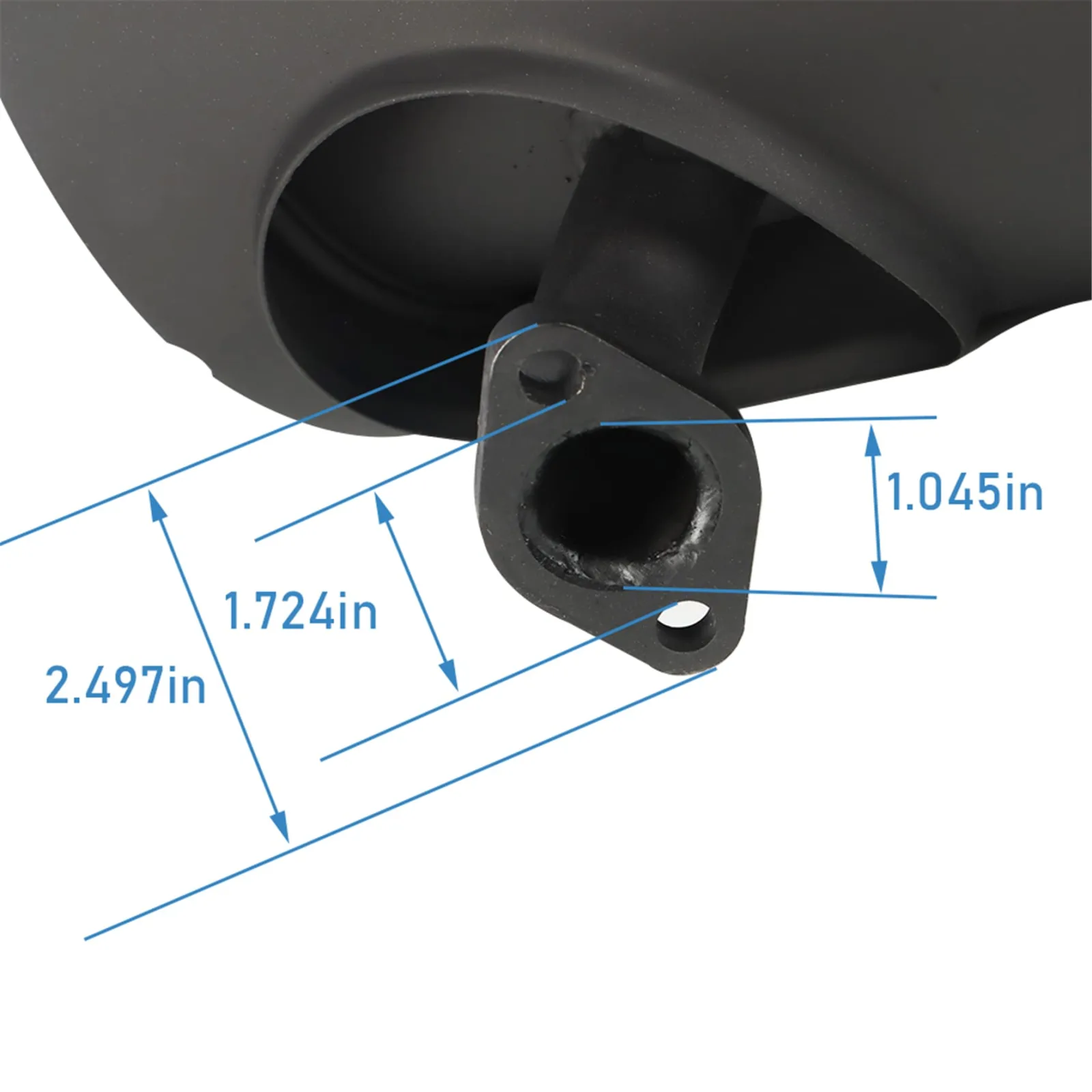 munirater Golf Cart Muffler for 4-Cycle G16-G22 image 2