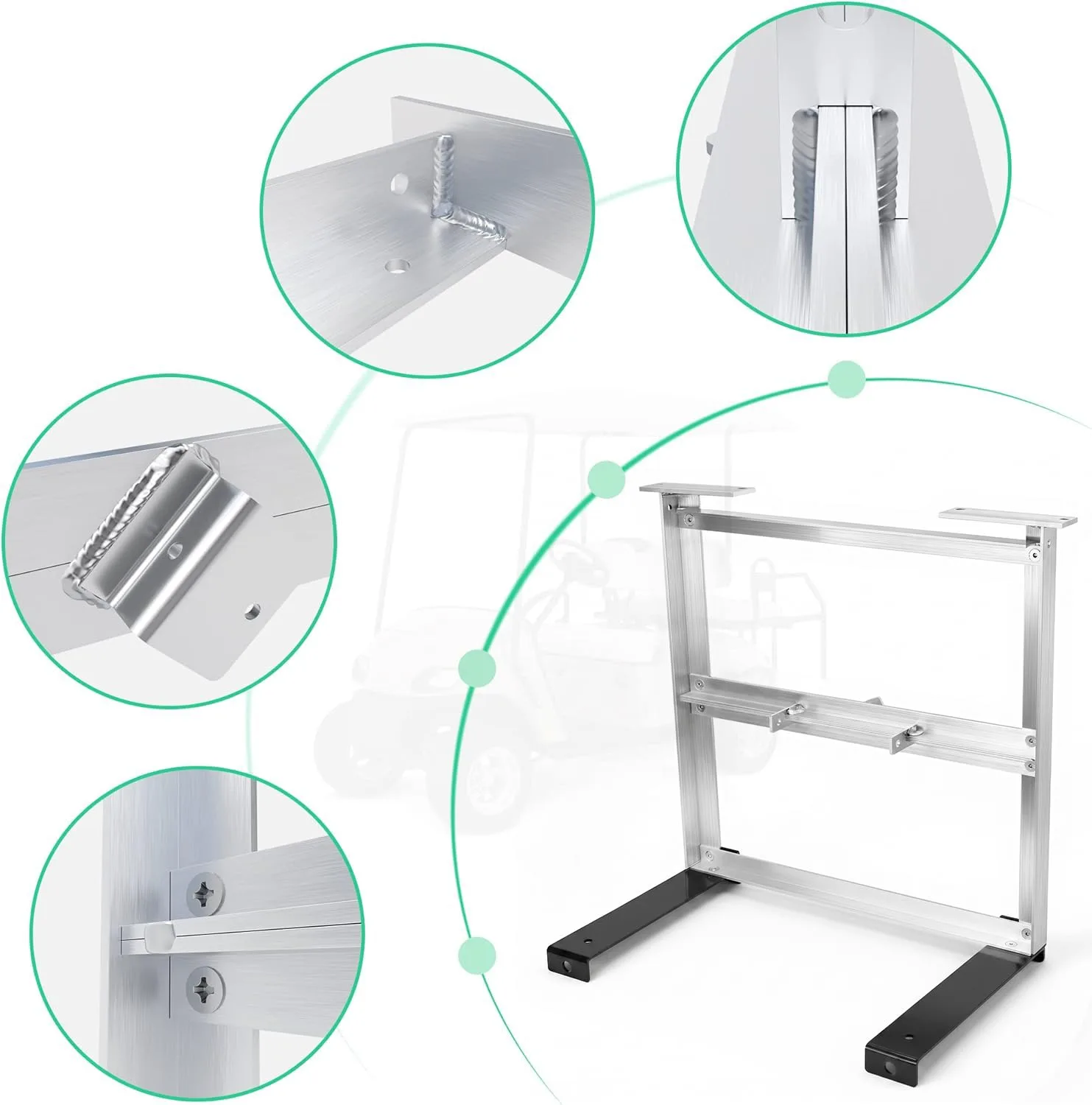 10L0L Aluminum Battery Tray for E-Z-GO TXT Medalist image 3