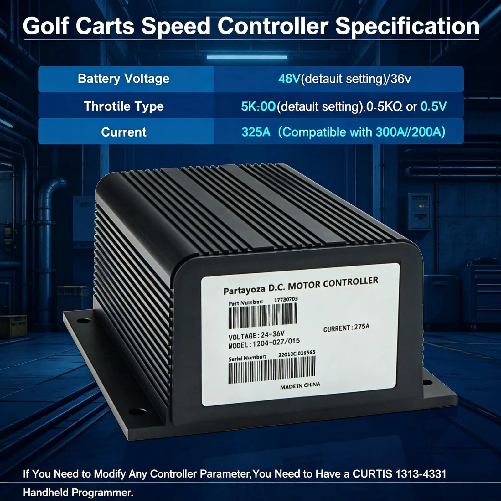 IgniSpark CM-111111 48V Motor Controller for Club Car DS image 2