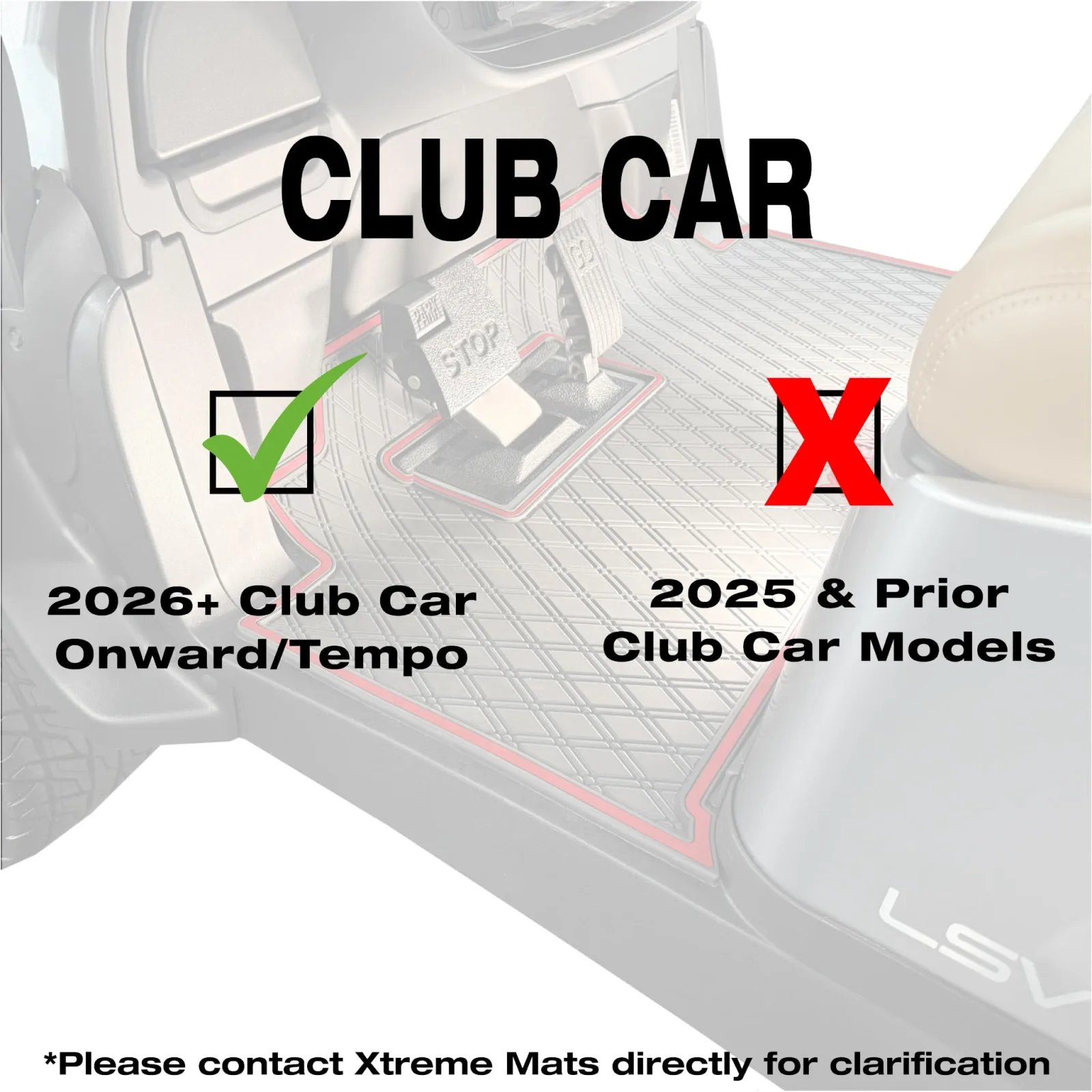 Xtreme GCM168 Floor Mat for 2026+ Club Car Onward & Tempo image 2