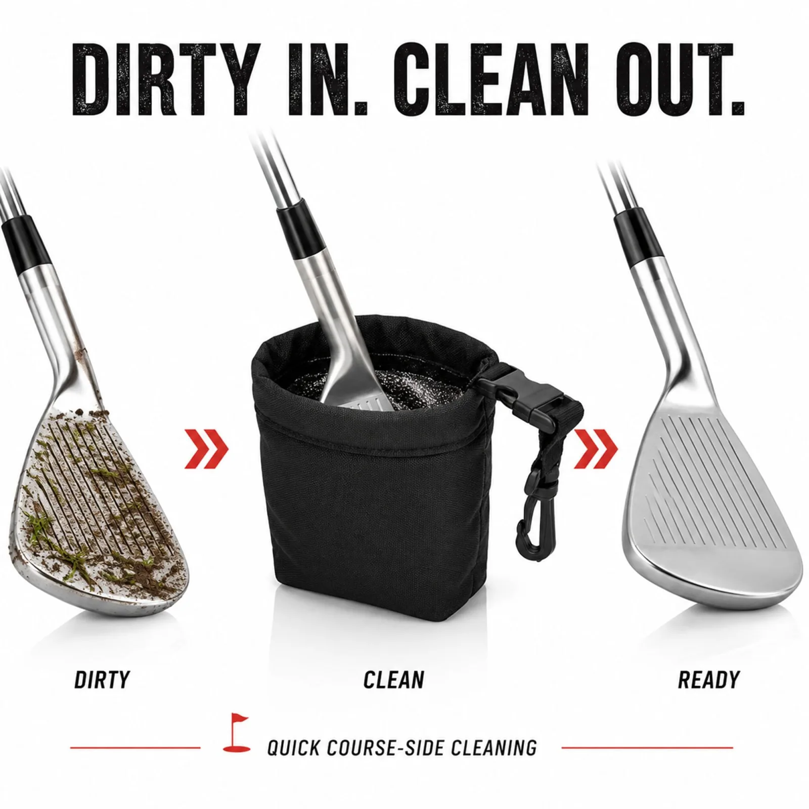 Generic Golf Club Cleaner Bag for Cleveland 588 RTX image 2