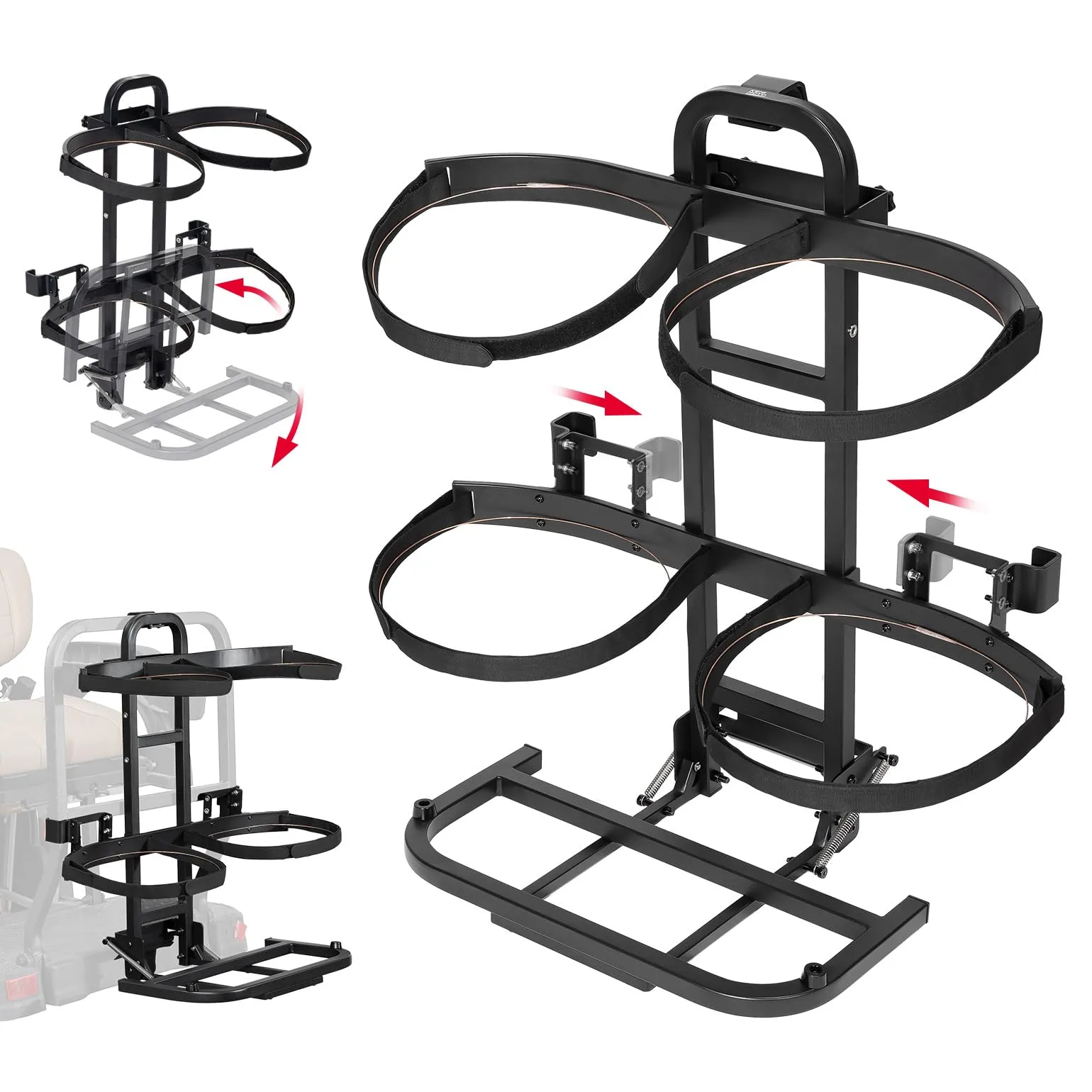 KEMIMOTO Golf Cart Bag Holder B1415-00004-BK