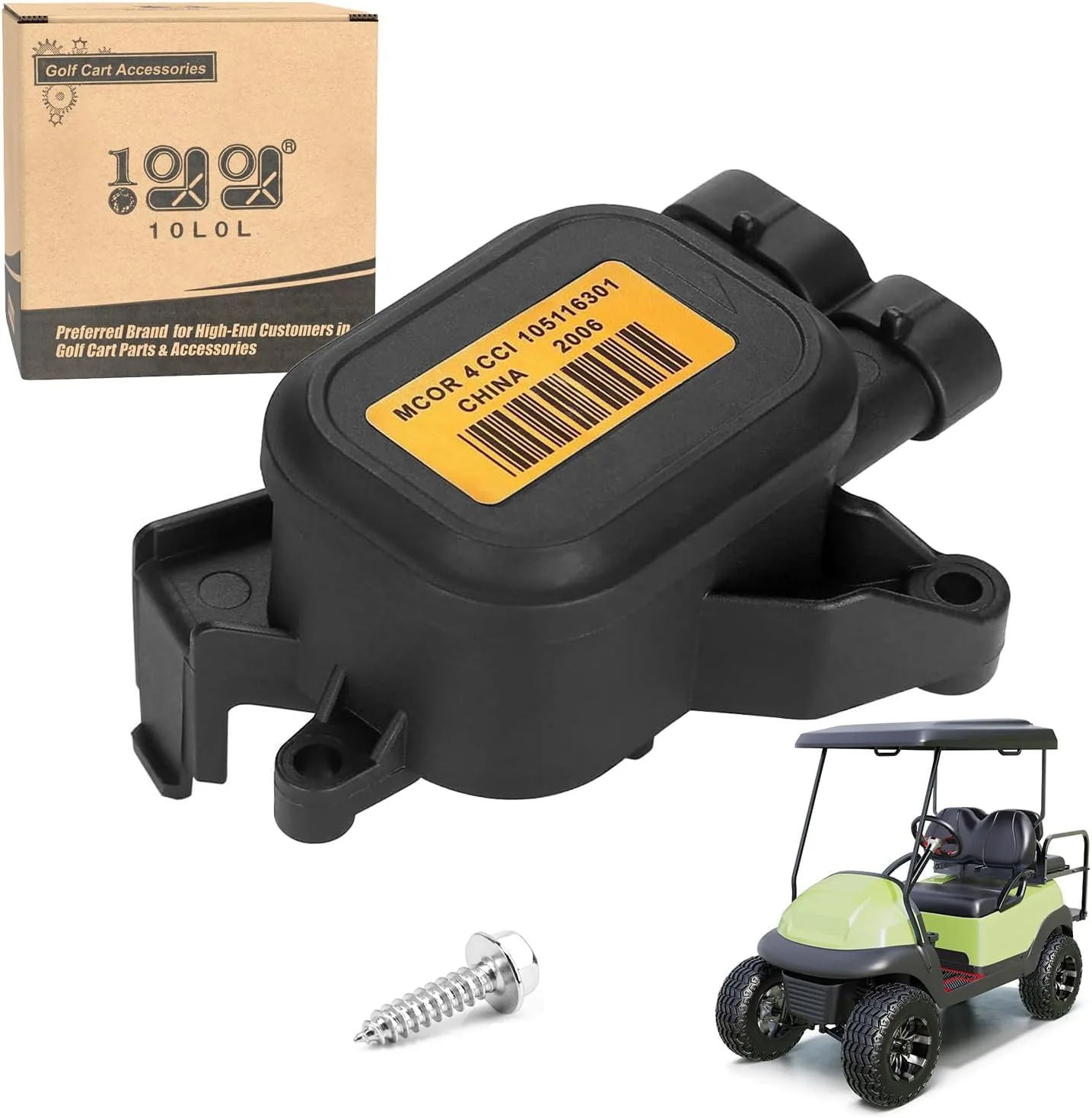 10L0L MCOR 4 Throttle Potentiometer for Club Car DS & Precedent