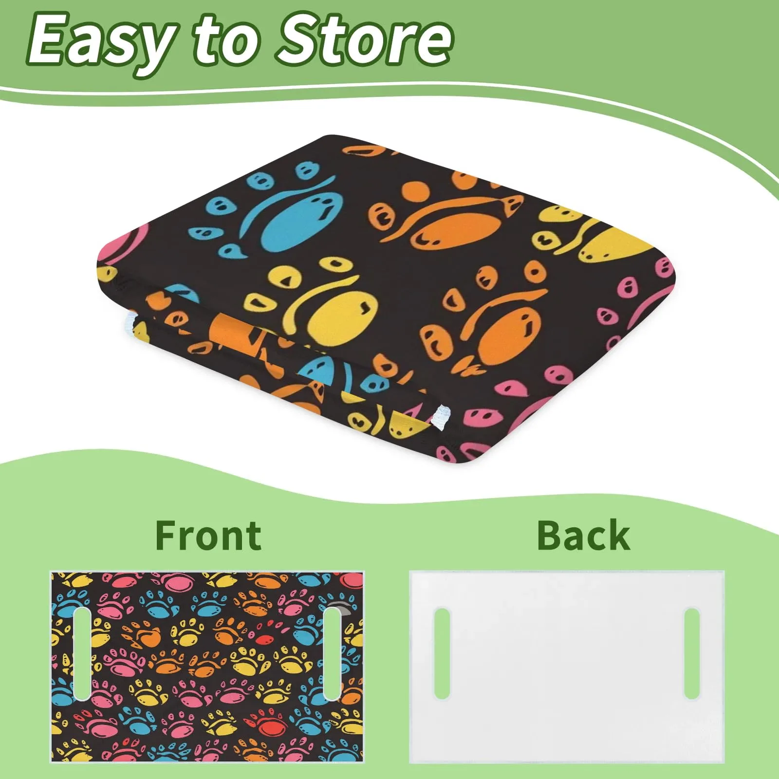 Tiveruda Cat Paw Golf Cart Seat Cover, 51 x 31 in image 4