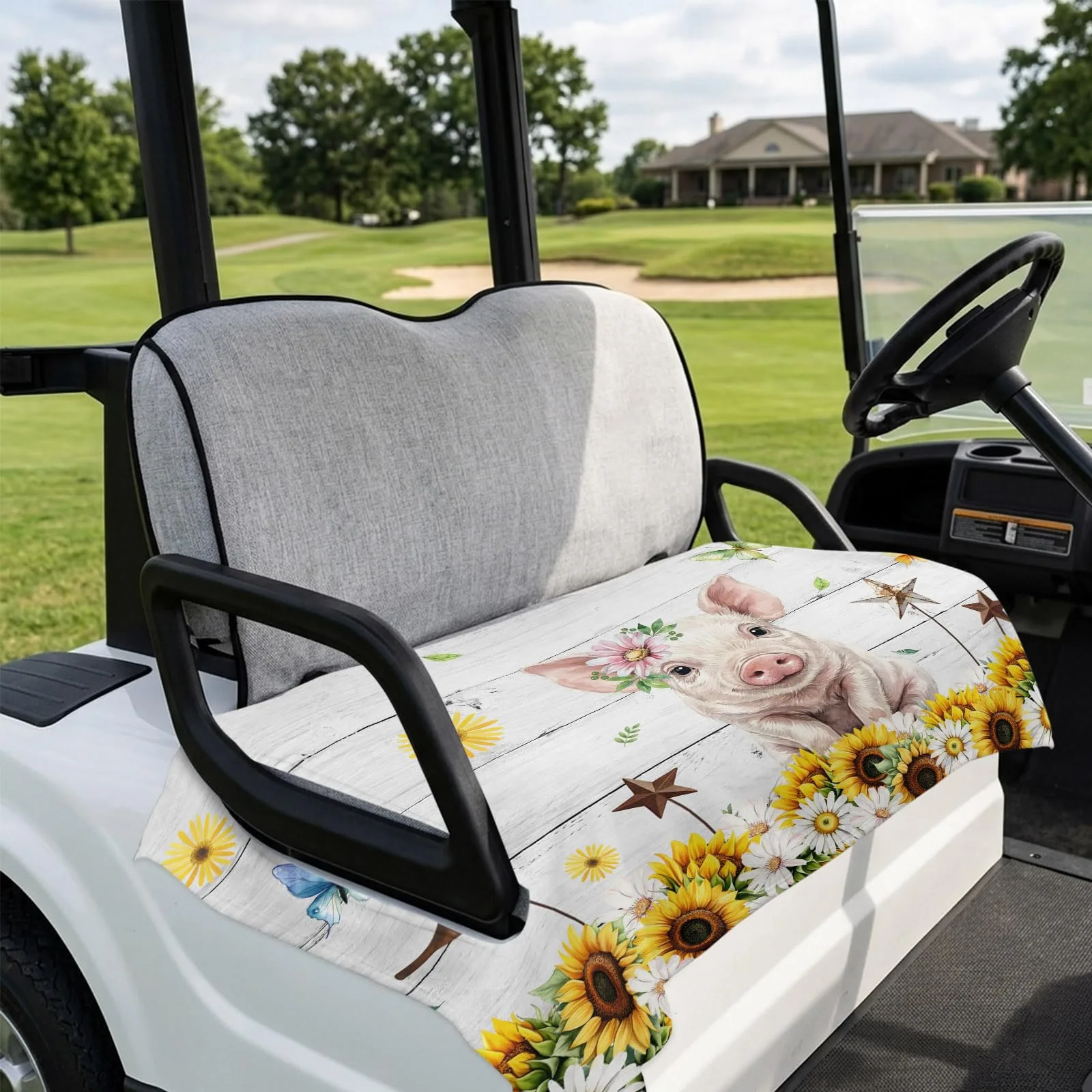 DecorLovee Golf Cart Seat Cover, 51 x 31 in image 4