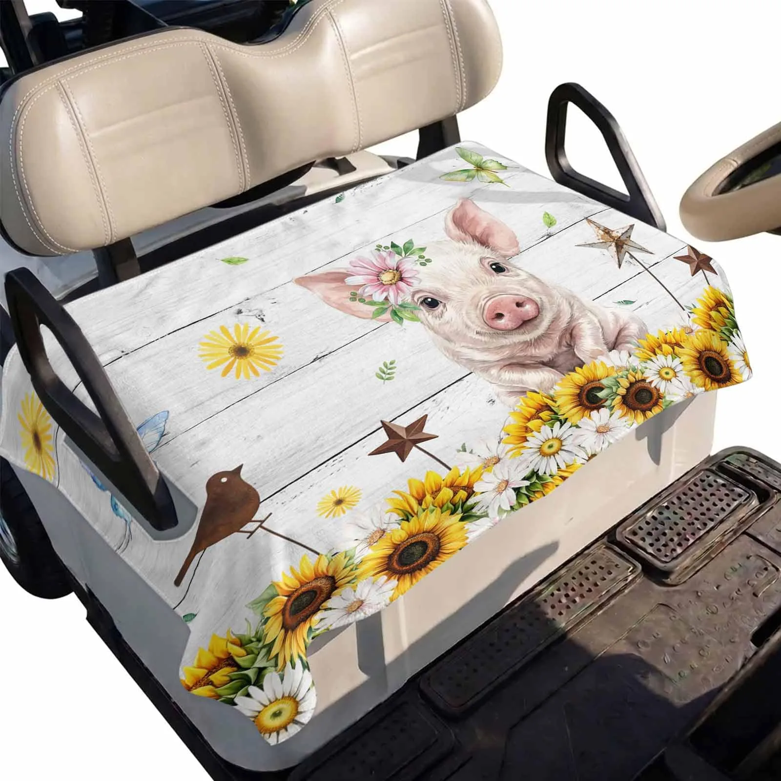 DecorLovee Golf Cart Seat Cover, 51 x 31 in