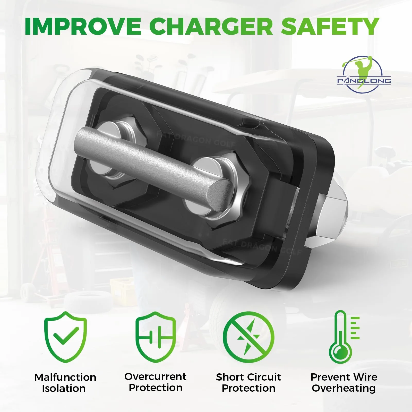 Panglong Club Car 48V Charger Fuse Receptacle image 3