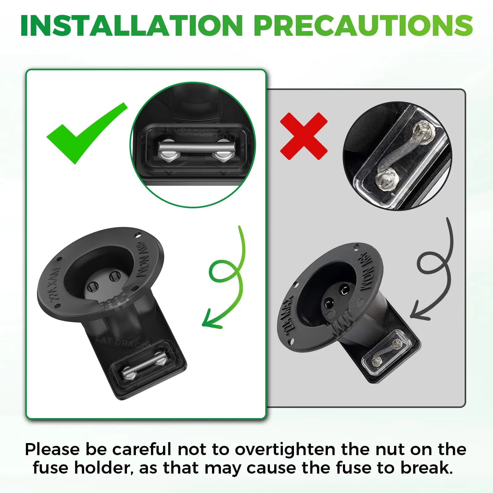Panglong Club Car 48V Charger Fuse Receptacle image 4