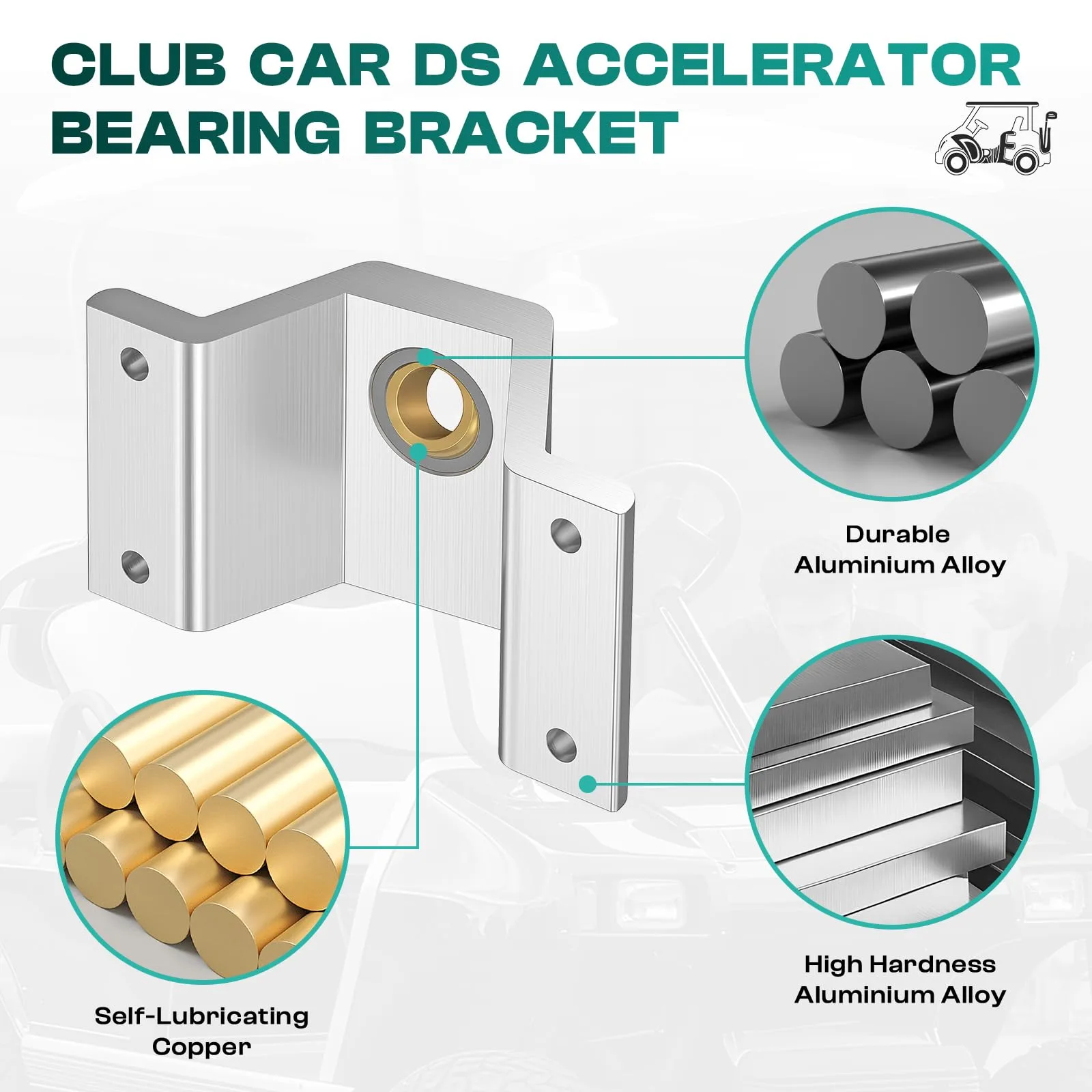 DRIVE UP Club Car DS Accelerator Bracket Kit DU00183 image 3