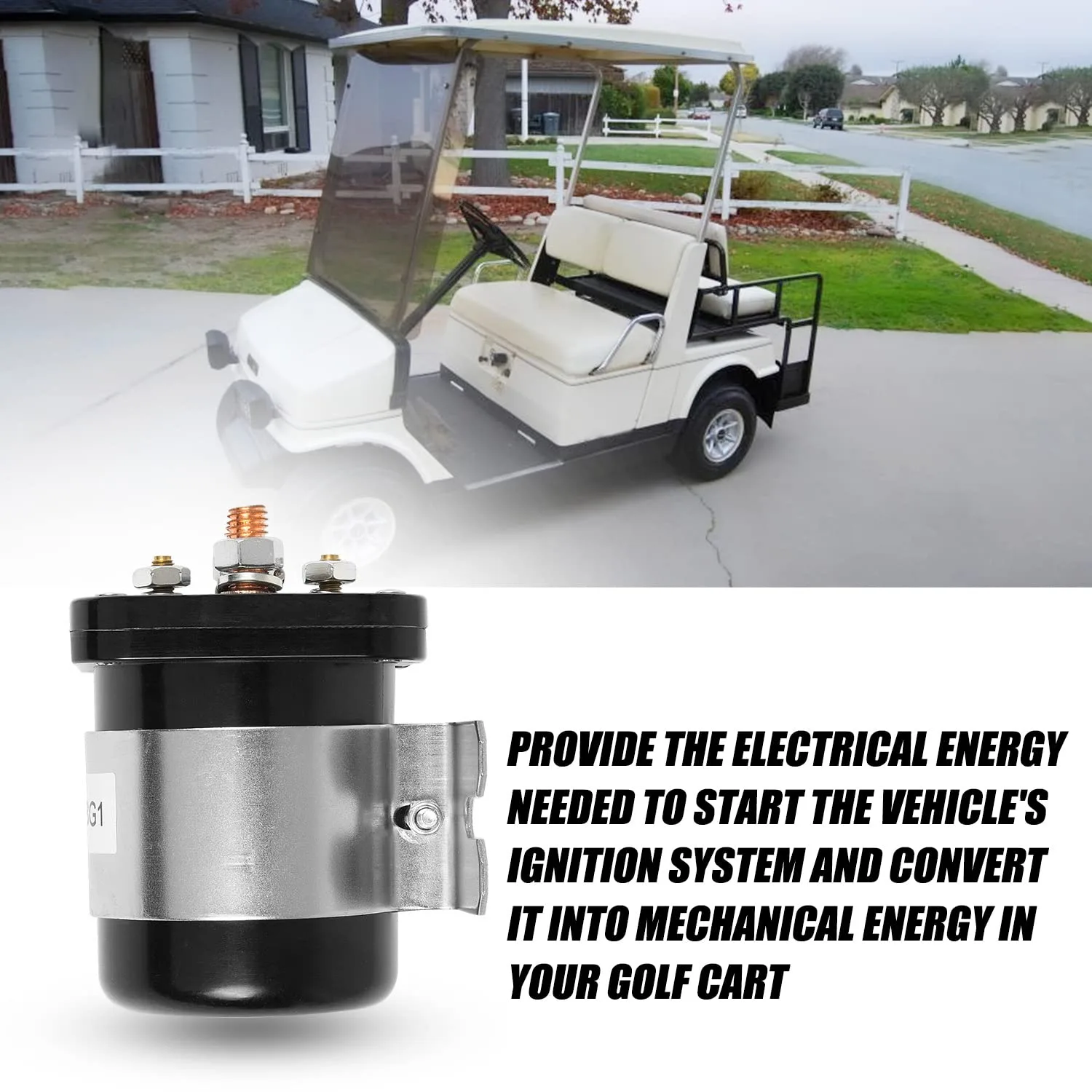 RANSOTO WWJ243 36V Solenoid for Electric Golf Carts image 4