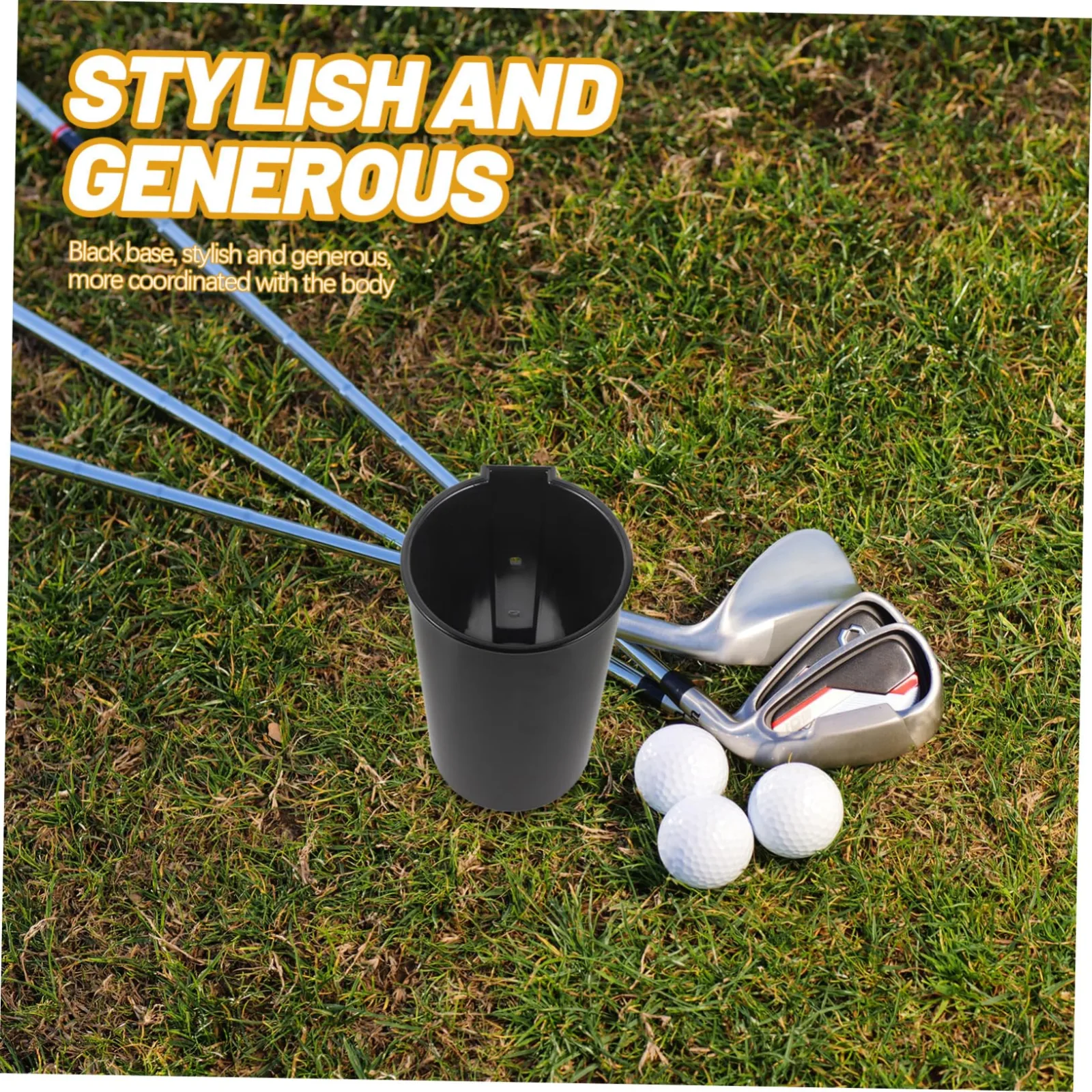 GALPADA Golf Cart Sand Holder, Black Plastic image 3