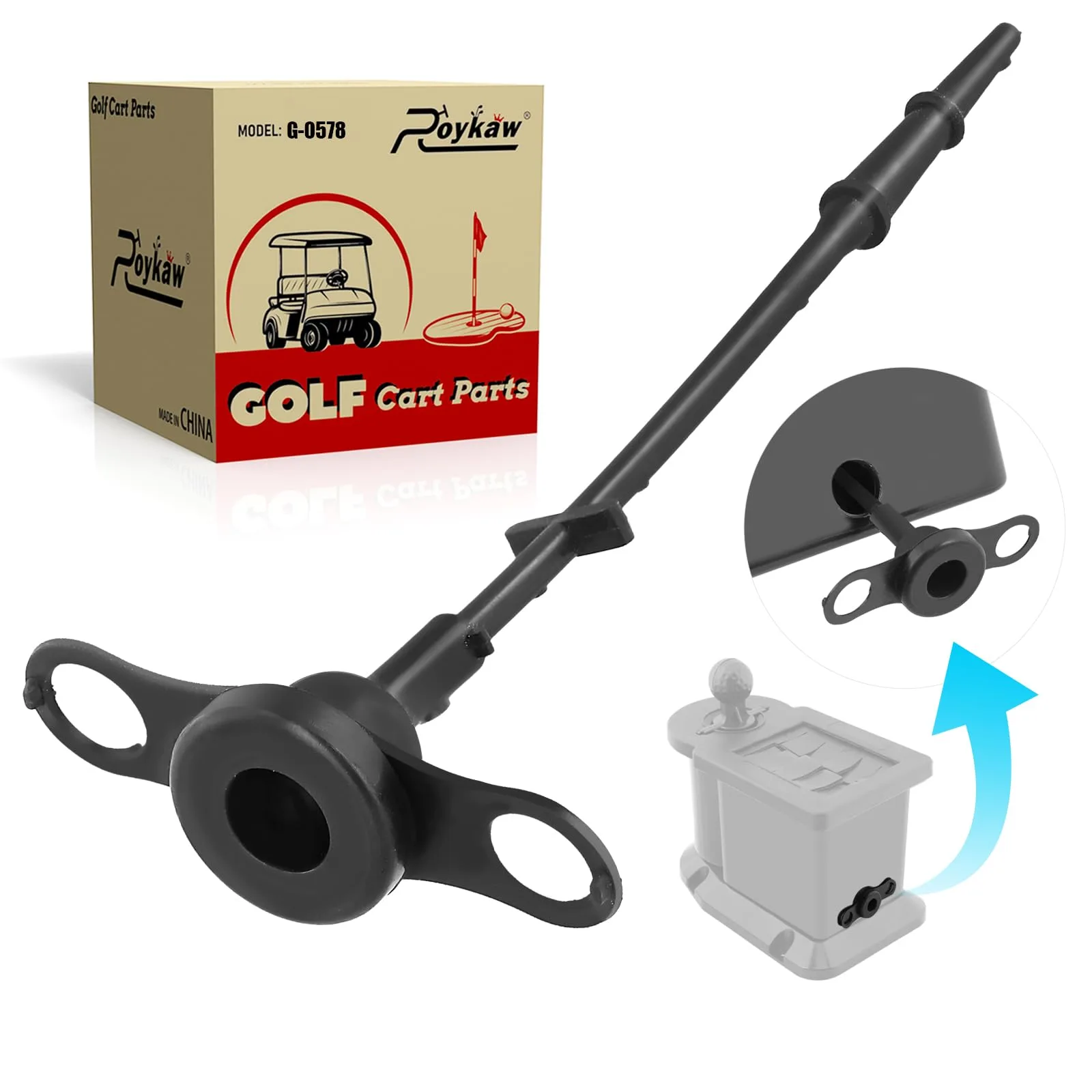 Roykaw Golf Cart Ball Washer Rubber Drain Plug