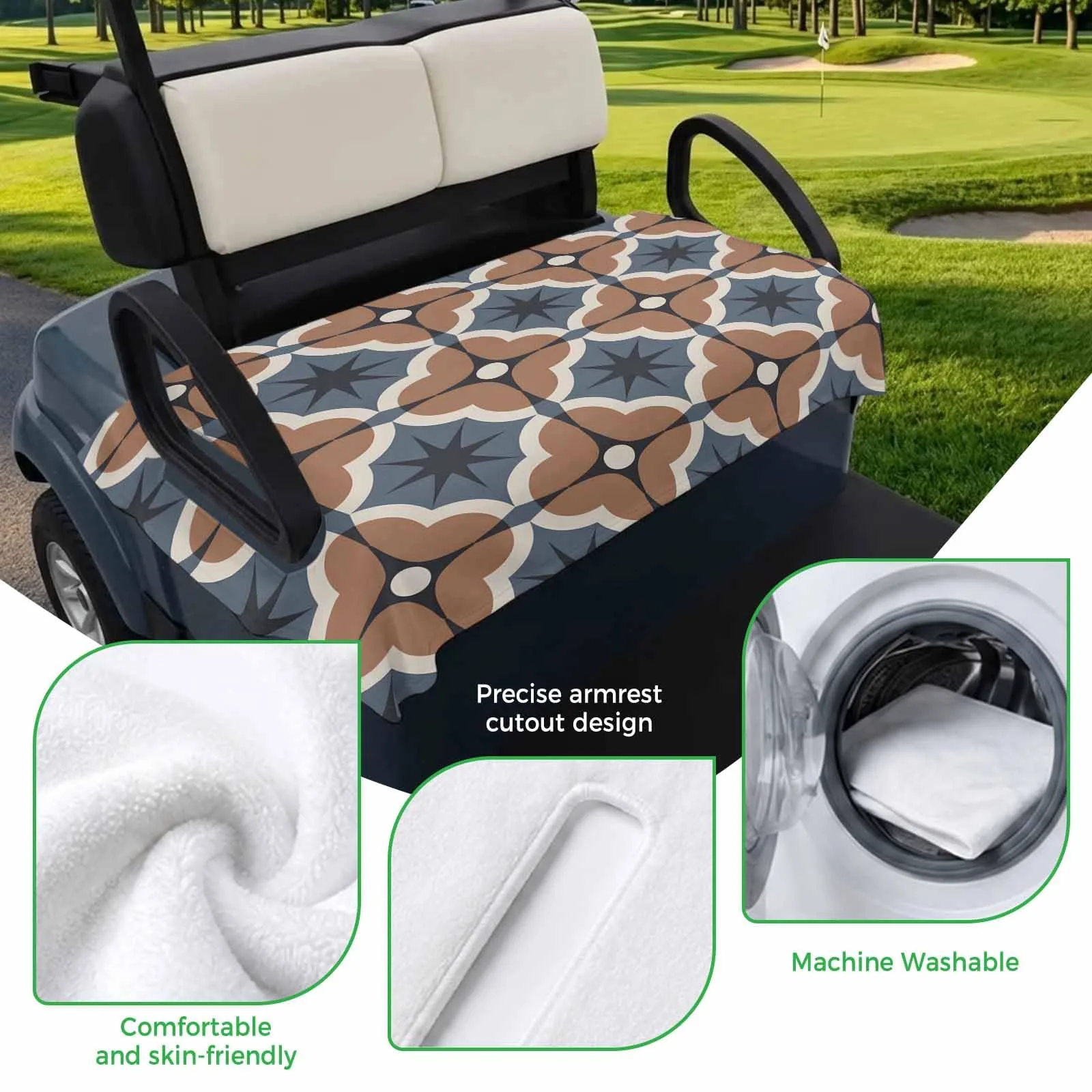 Trosturdspn Golf Cart Seat Towel Blanket 51 x 31 image 3