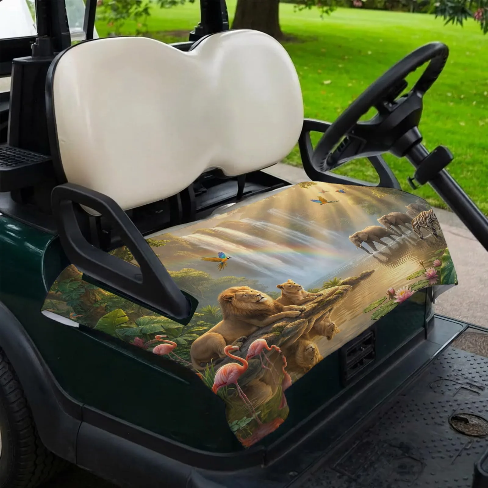 DecorLovee Golf Cart Seat Cover for EZGO and Club Car image 2