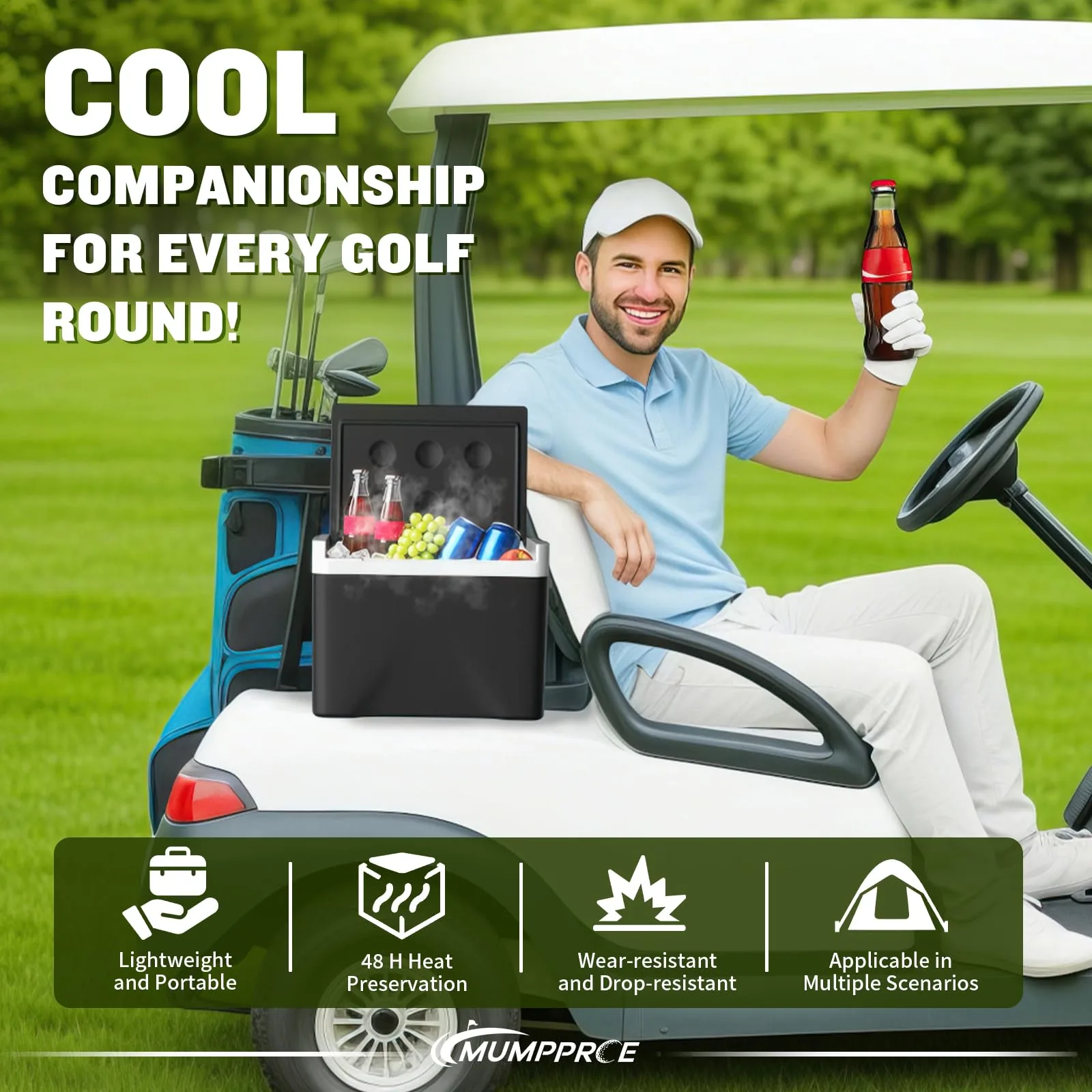 MUMPPRCE Golf Cart Cooler for Club Car Precedent and Onward image 2