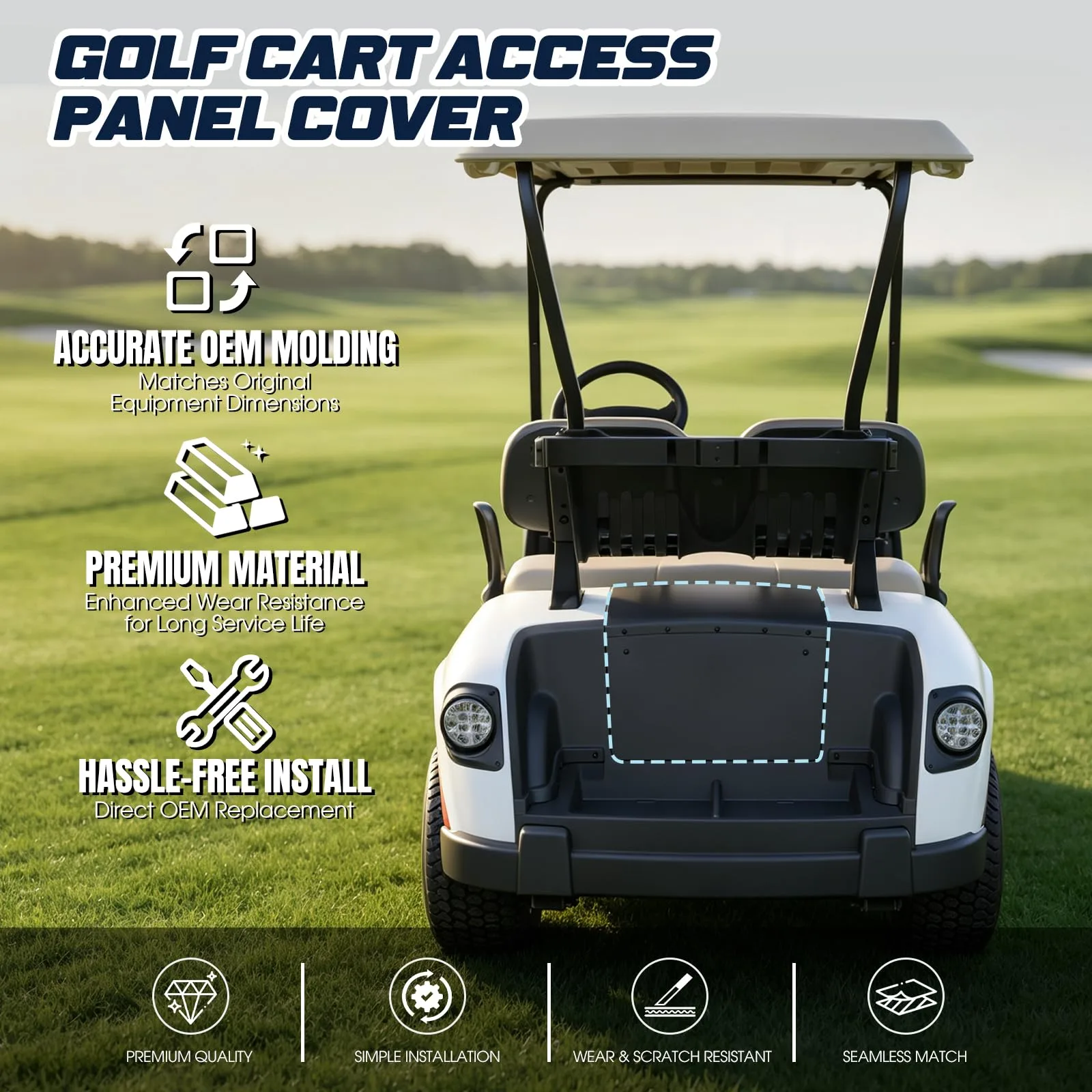 Dacalo Access Panel for 2025 E-Z-GO RXV Valor image 2