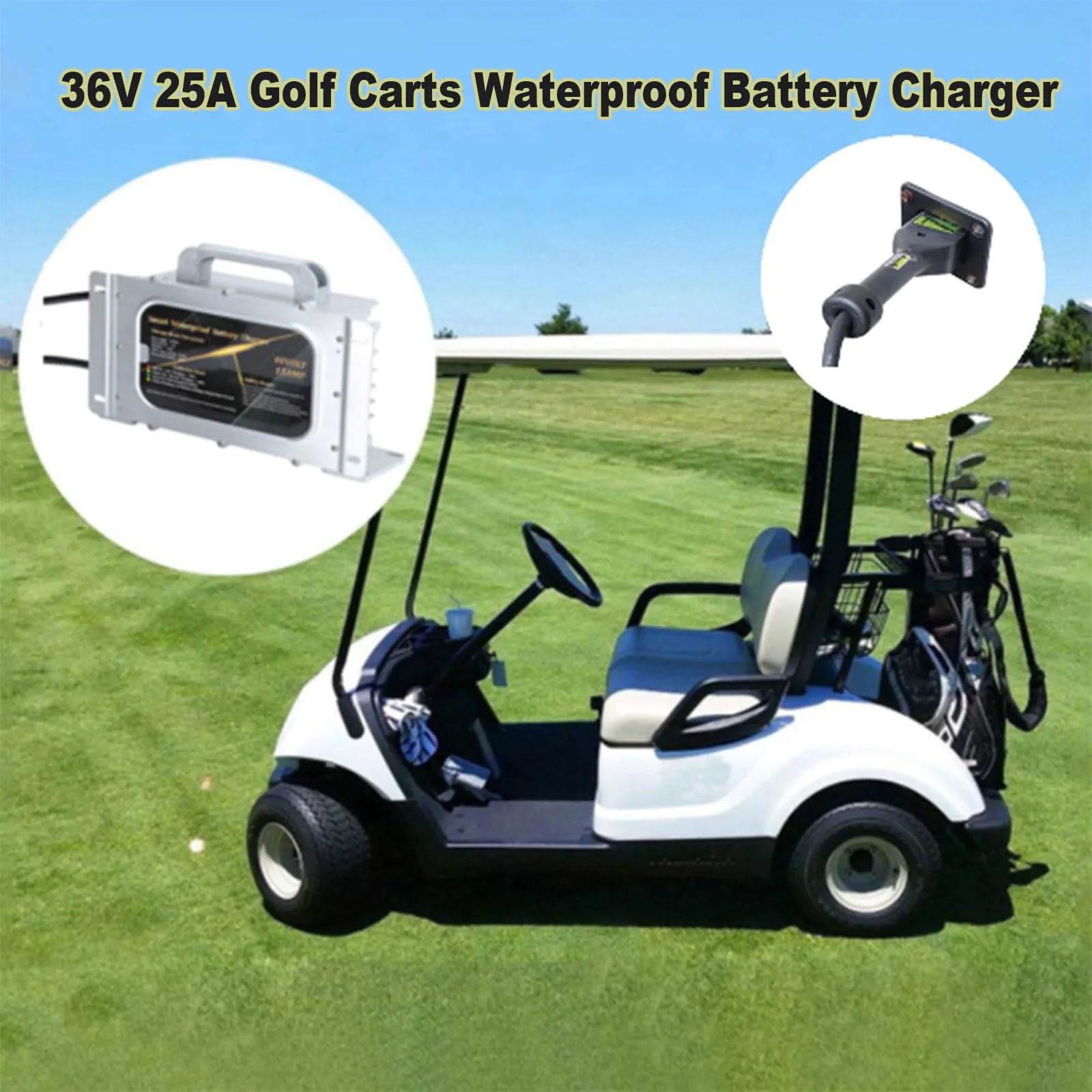 HYDTGZ 36V 25A E-Z-GO TXT Battery Charger image 2