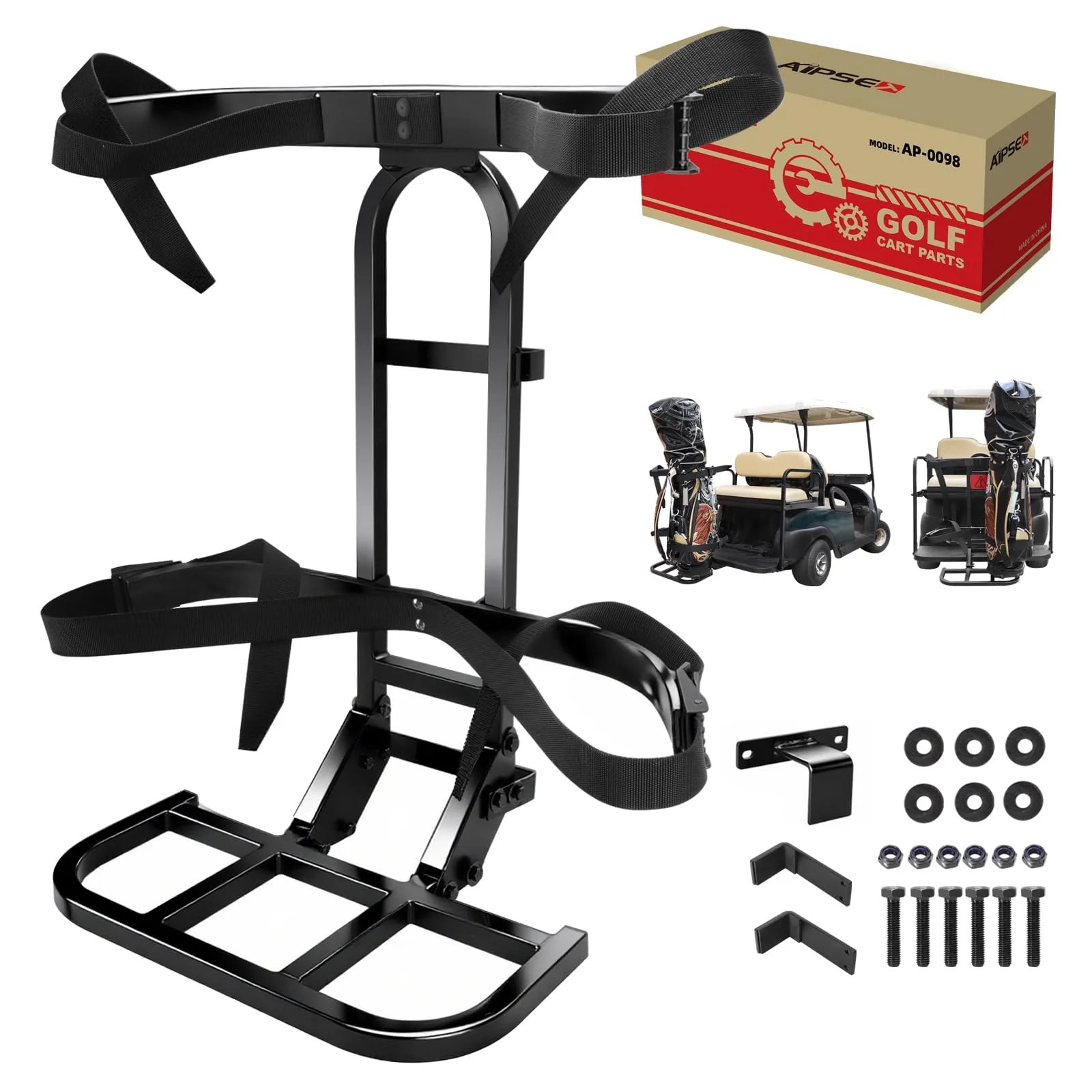 AIPSET AP0356 Golf Cart Rear Seat Bag Holder