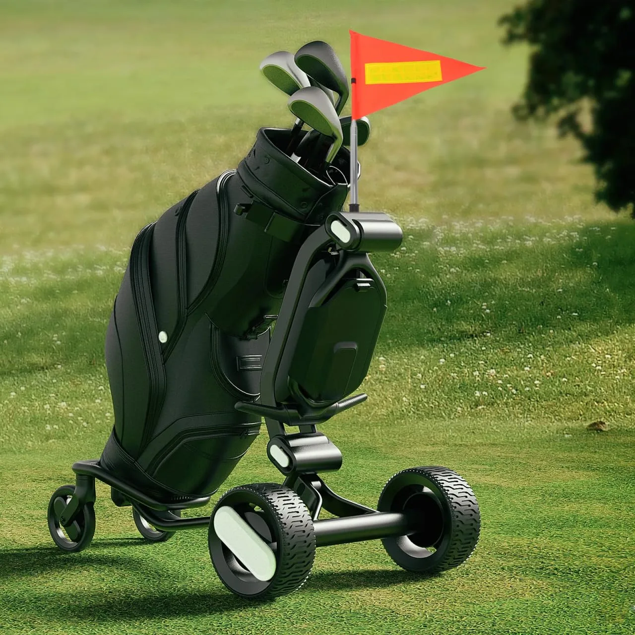 Balacoo Reflective Golf Cart Flag Pole RT11A2210OAVT630OSIZZ image 3