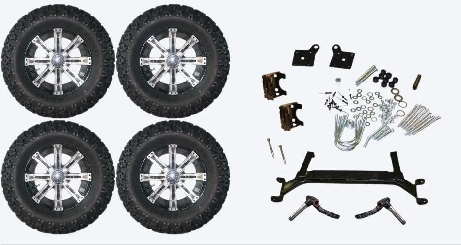 3G 4-Inch Lift Kit Combo for E-Z-GO TXT Golf Carts