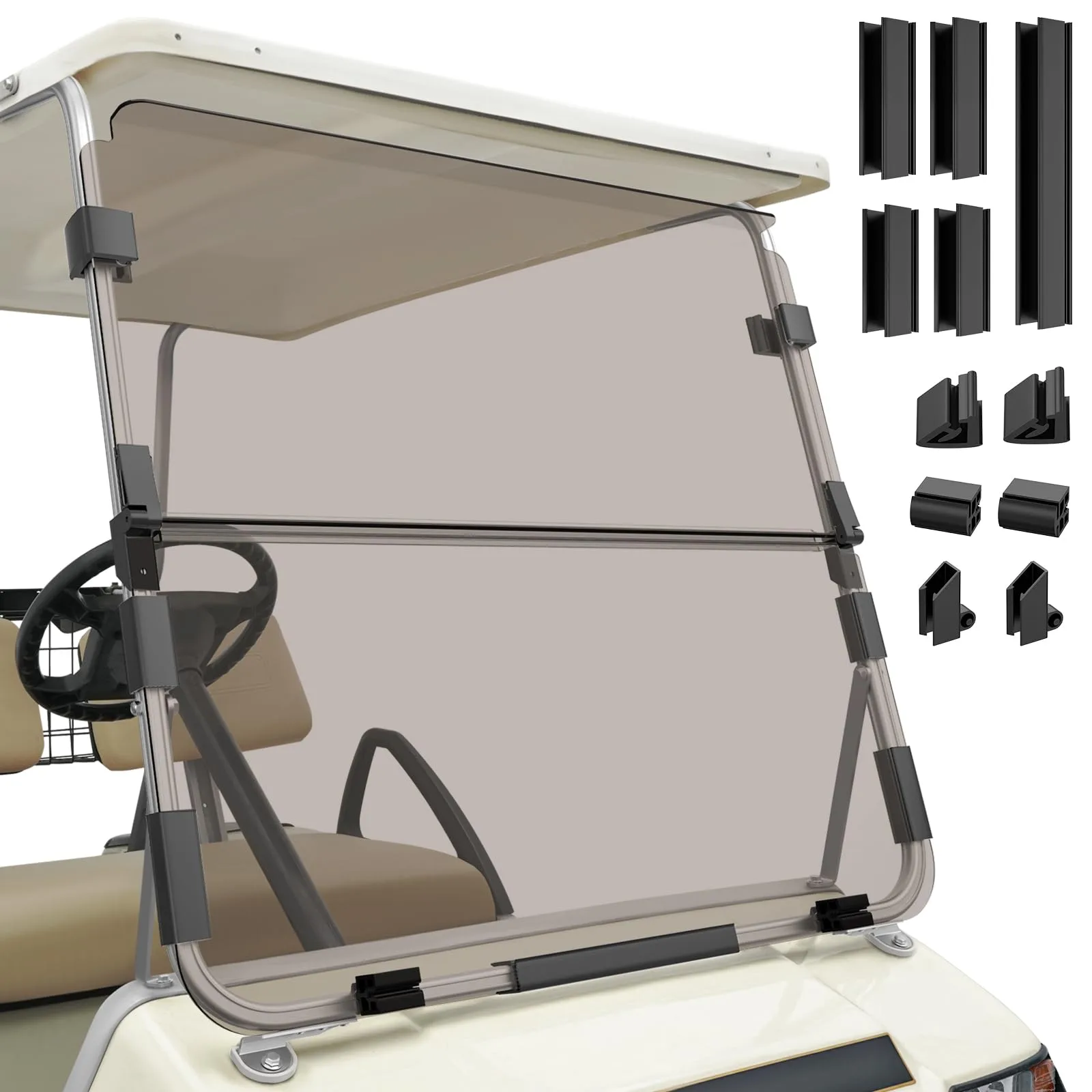 CLUBRALLY Folding Windshield for Club Car DS, CB-202