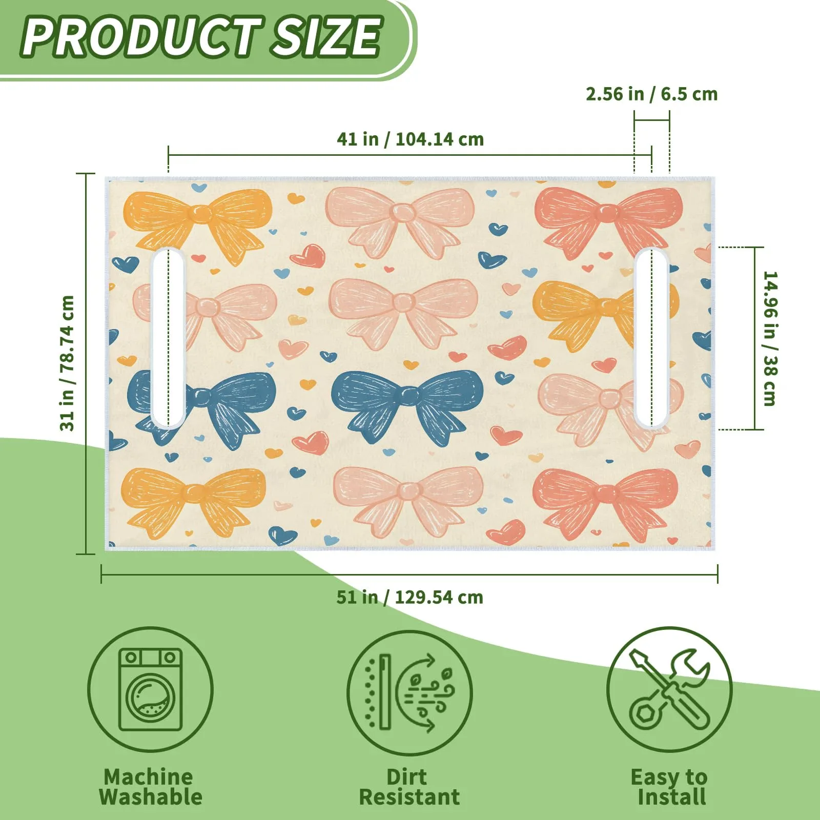 Tiveruda Golf Cart Seat Cover for Double Seats, 51 x 31 in image 2