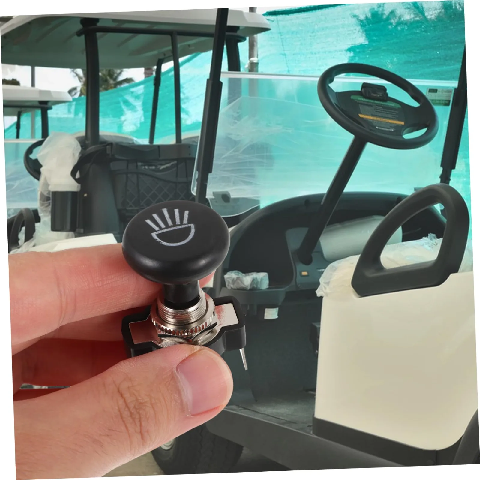 GANAZONO Push‑Pull Headlight Switch for Golf Carts ZORA5279WPA2282GX97XTR8 image 2