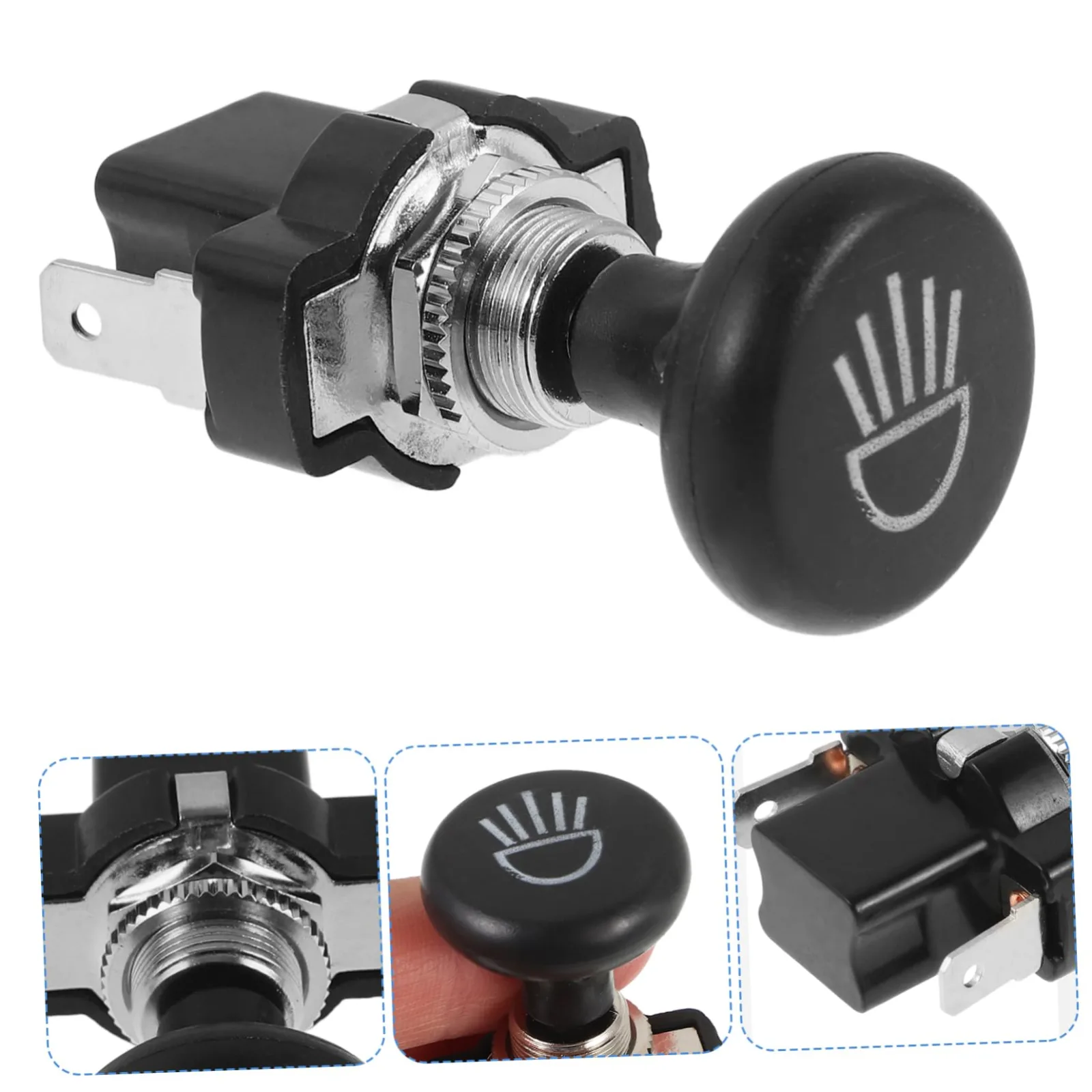 GANAZONO Push‑Pull Headlight Switch for Golf Carts ZORA5279WPA2282GX97XTR8 image 3