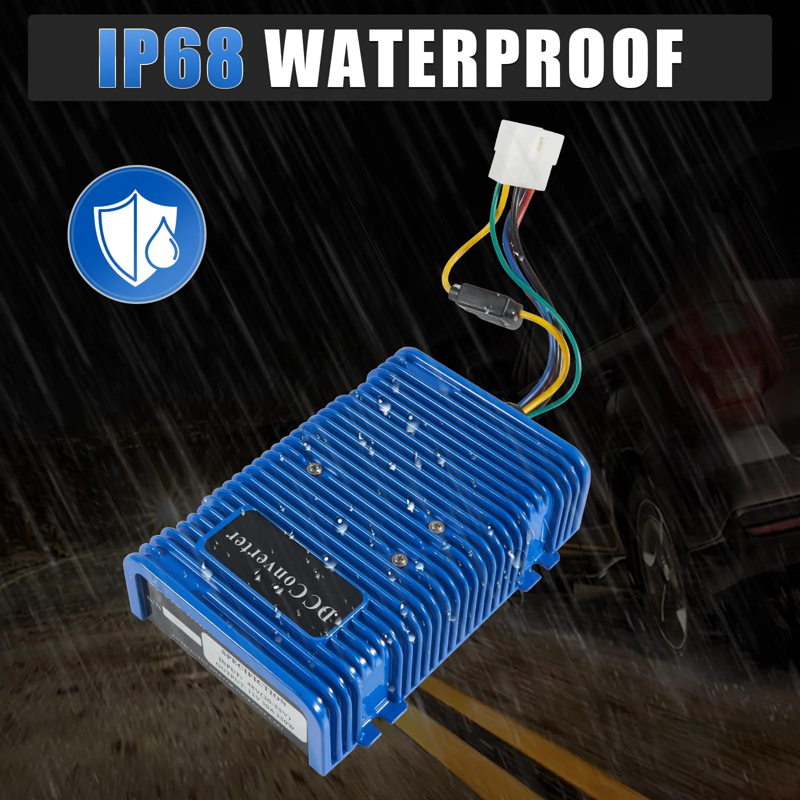 AUTOBABA 48V-to-12V DC-DC Converter 350W (12V 30A, GCVR350W) image 4