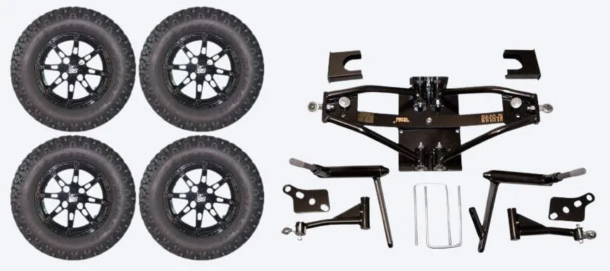 3G 6-Inch Lift Kit with Wheels for Club Car DS 1984-2003