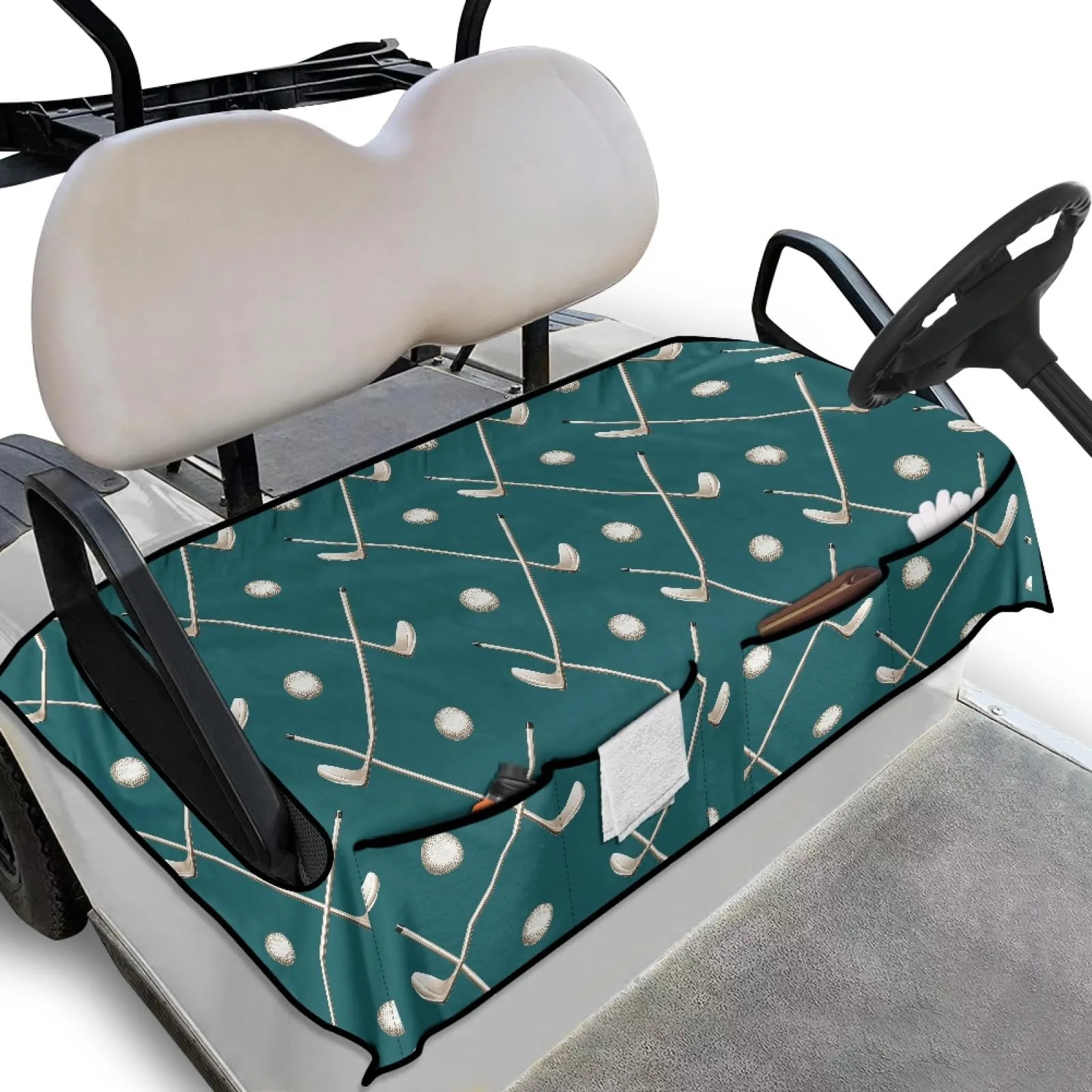 Knextrepoy Golf Cart Seat Cover, Kne-CZC80-47-16