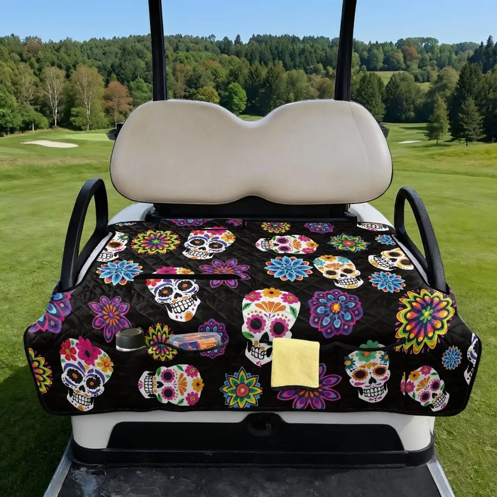 TOADDMOS Golf Cart Seat Cushion Cover for E-Z-GO and Club Car image 2