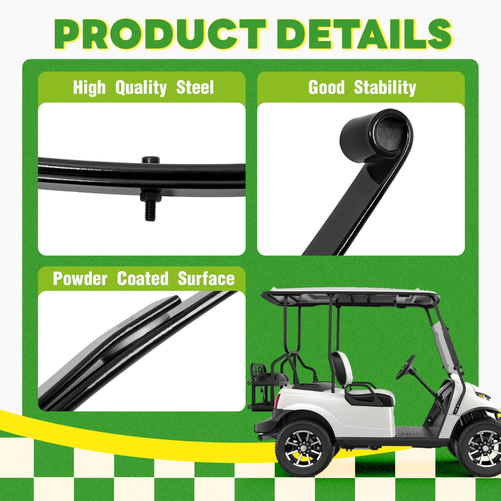 WUTIST GO-5006 Leaf Spring Kit for E-Z-GO RXV image 4