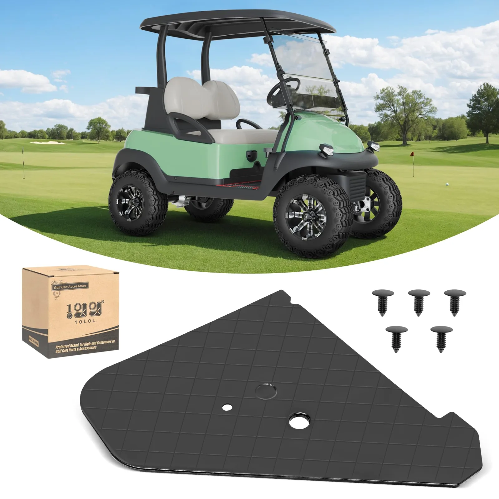 10L0L Brake Floor Cover Plate for Club Car Precedent