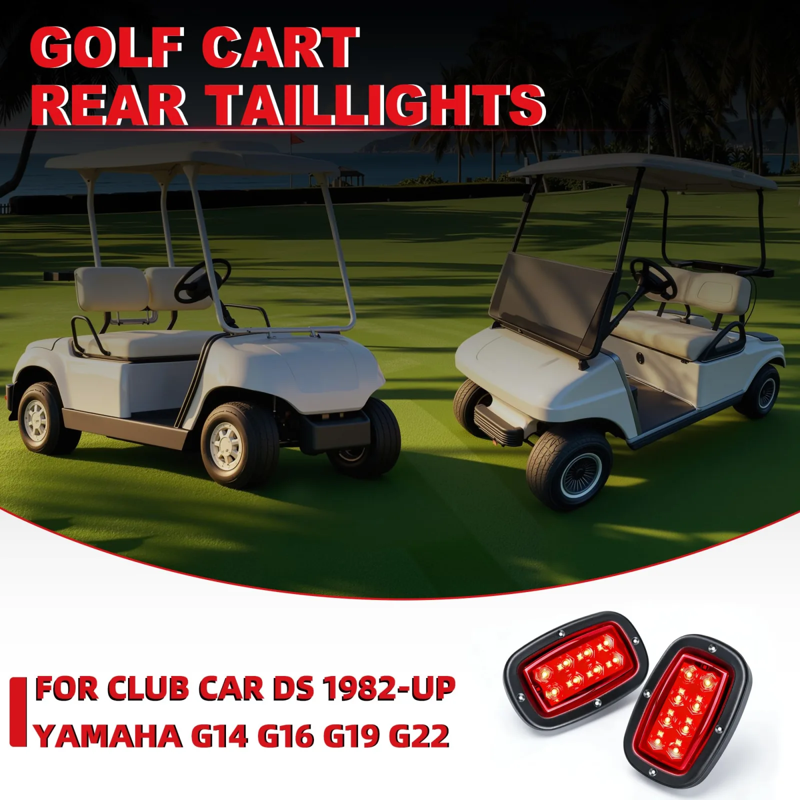 Mixopoly Golf Cart Taillight Kit B47781 image 2