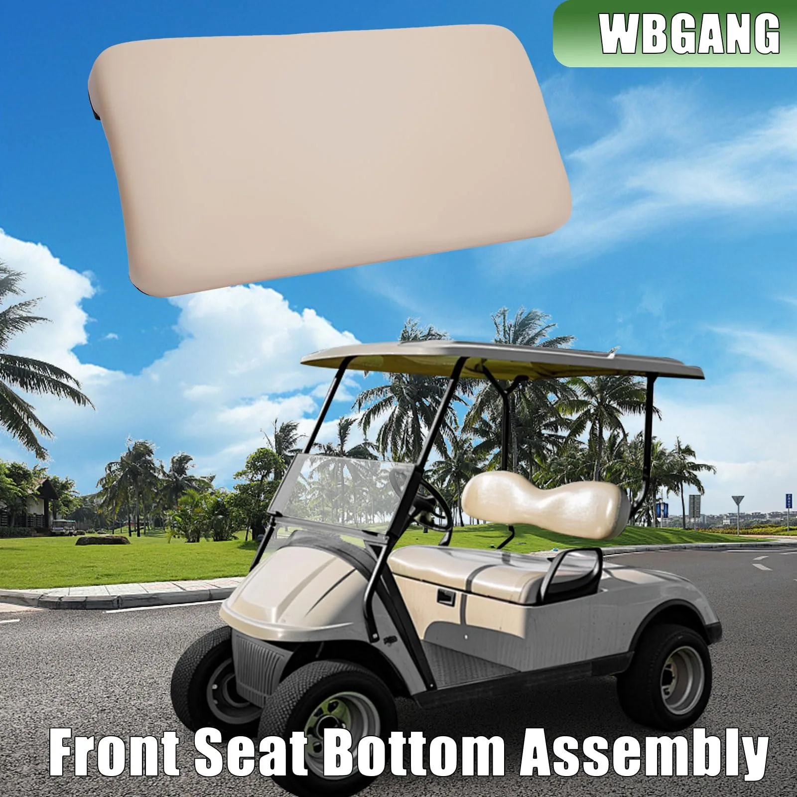 WBGANG Front Seat Bottom for Club Car Precedent image 2