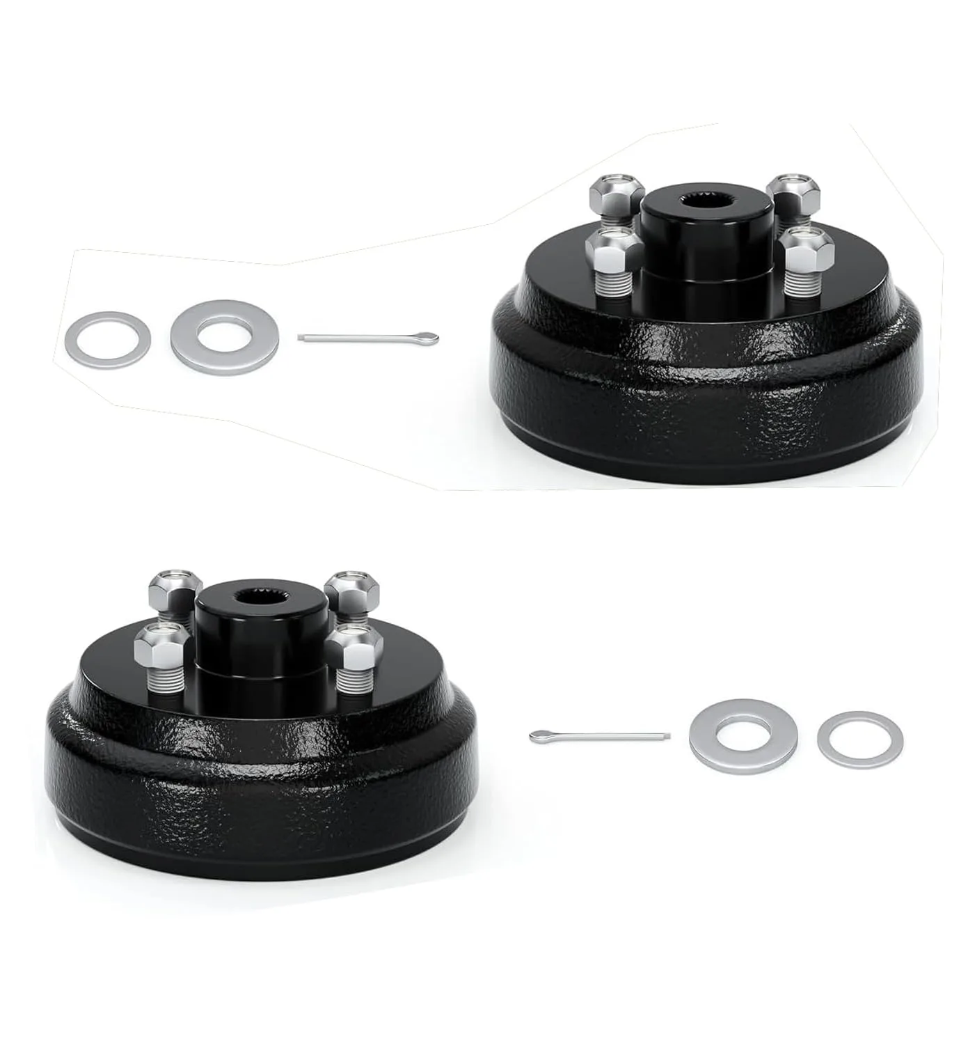 Dr.Acces Brake Drum Hub 19186-G1 for E-Z-GO TXT (1982-Up) image 2