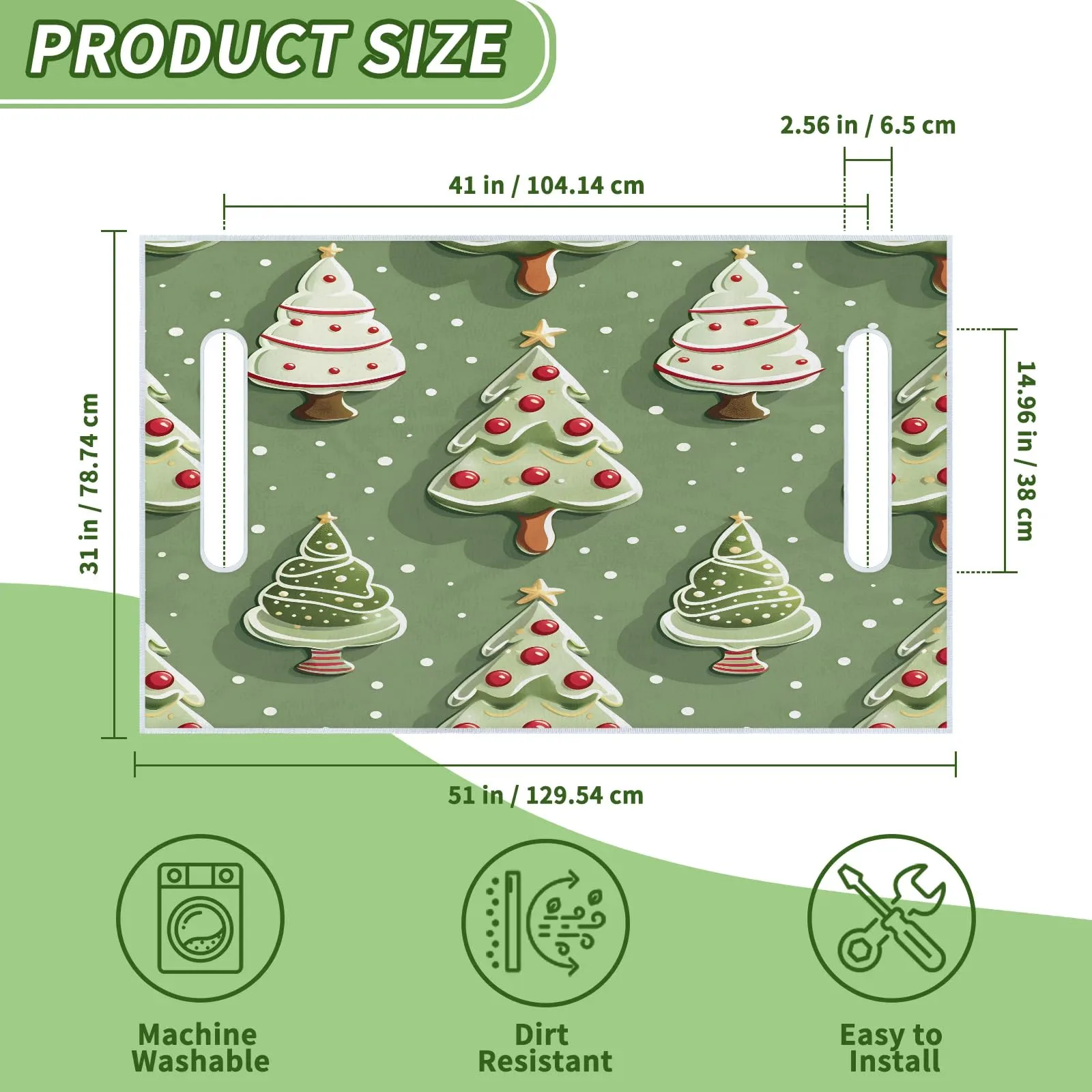 Tiveruda Golf Cart Seat Cover Blanket for Double Seats image 2