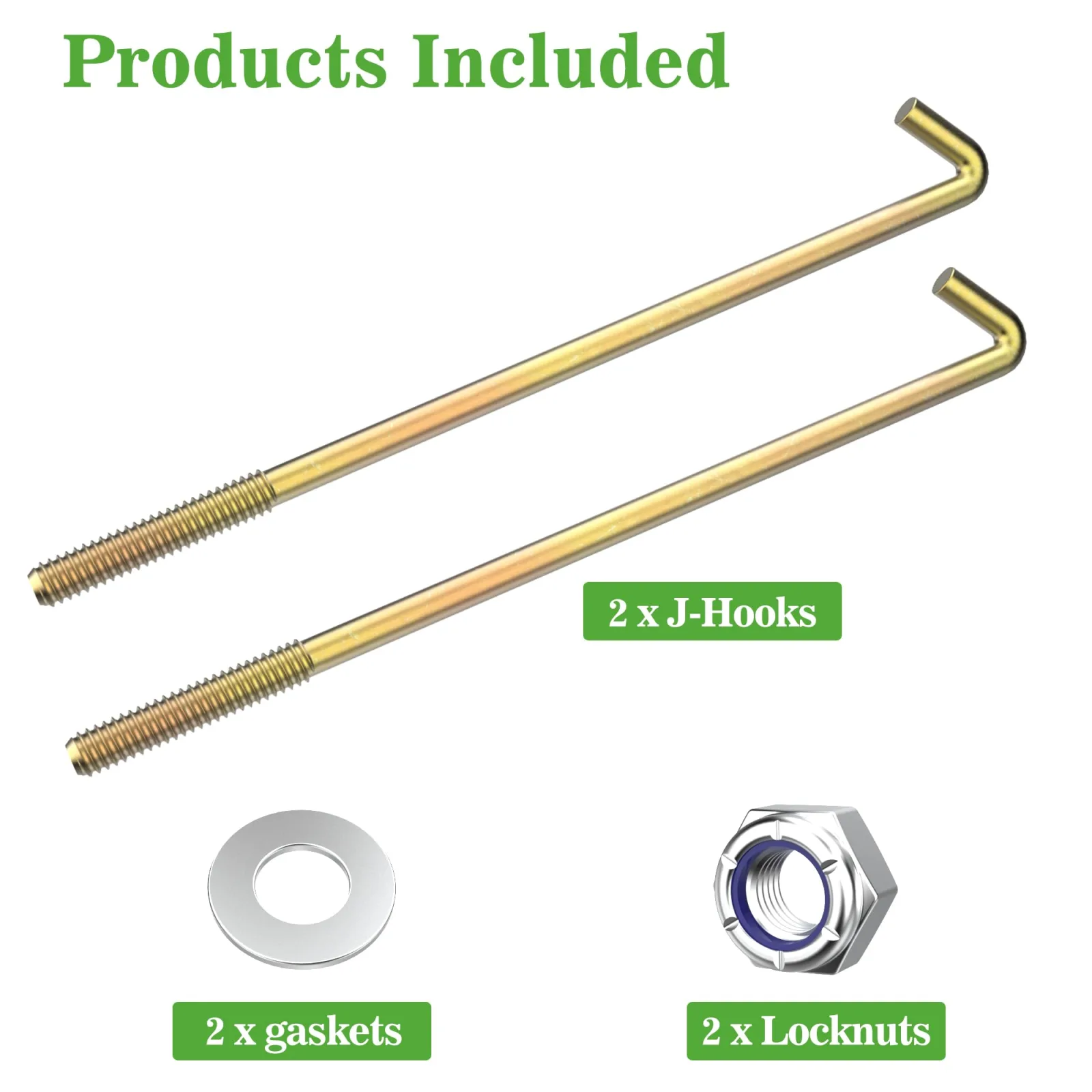 10L0L Golf Cart Battery Hold-Down Rods JN3-H2133-00-00 image 4