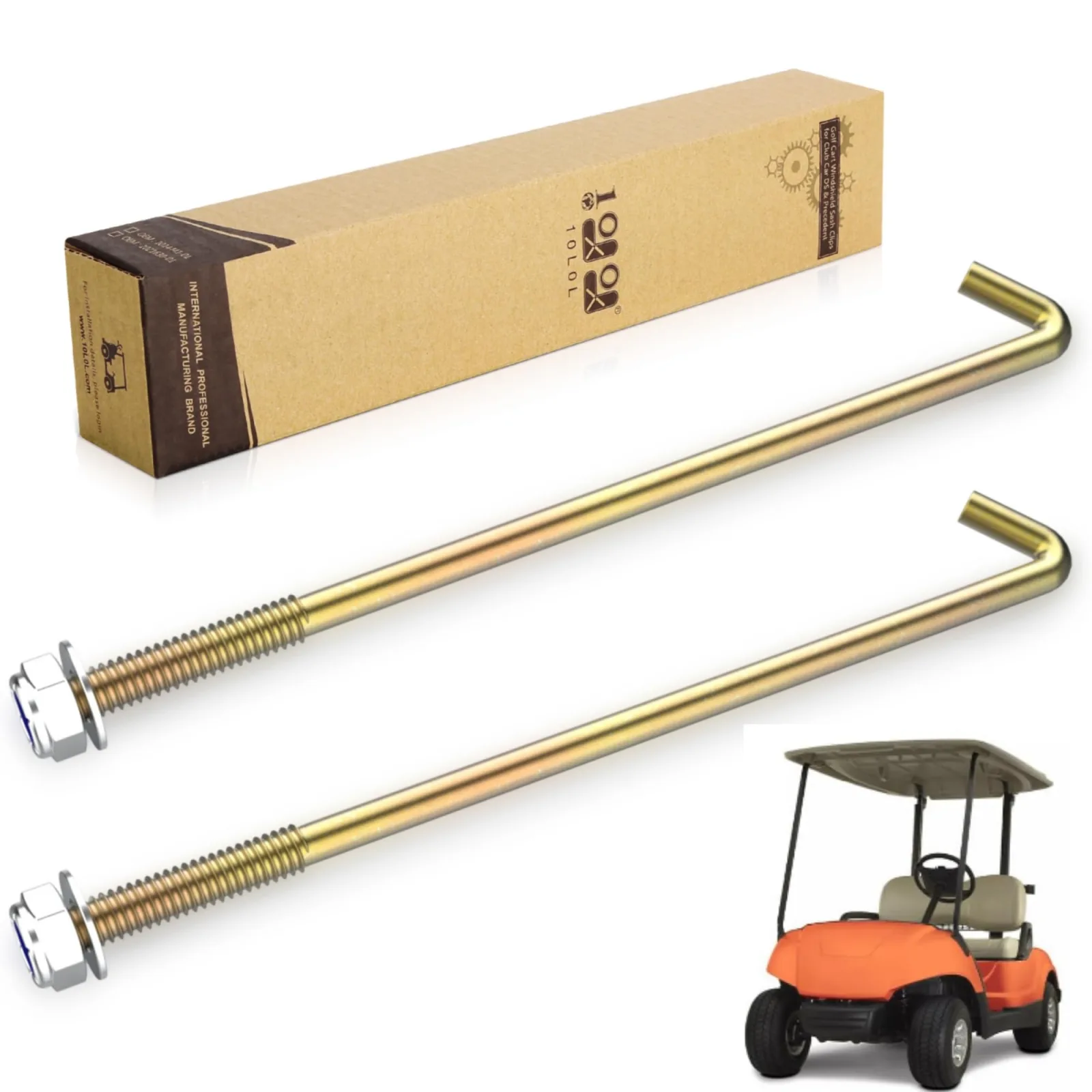 10L0L Golf Cart Battery Hold-Down Rods JN3-H2133-00-00