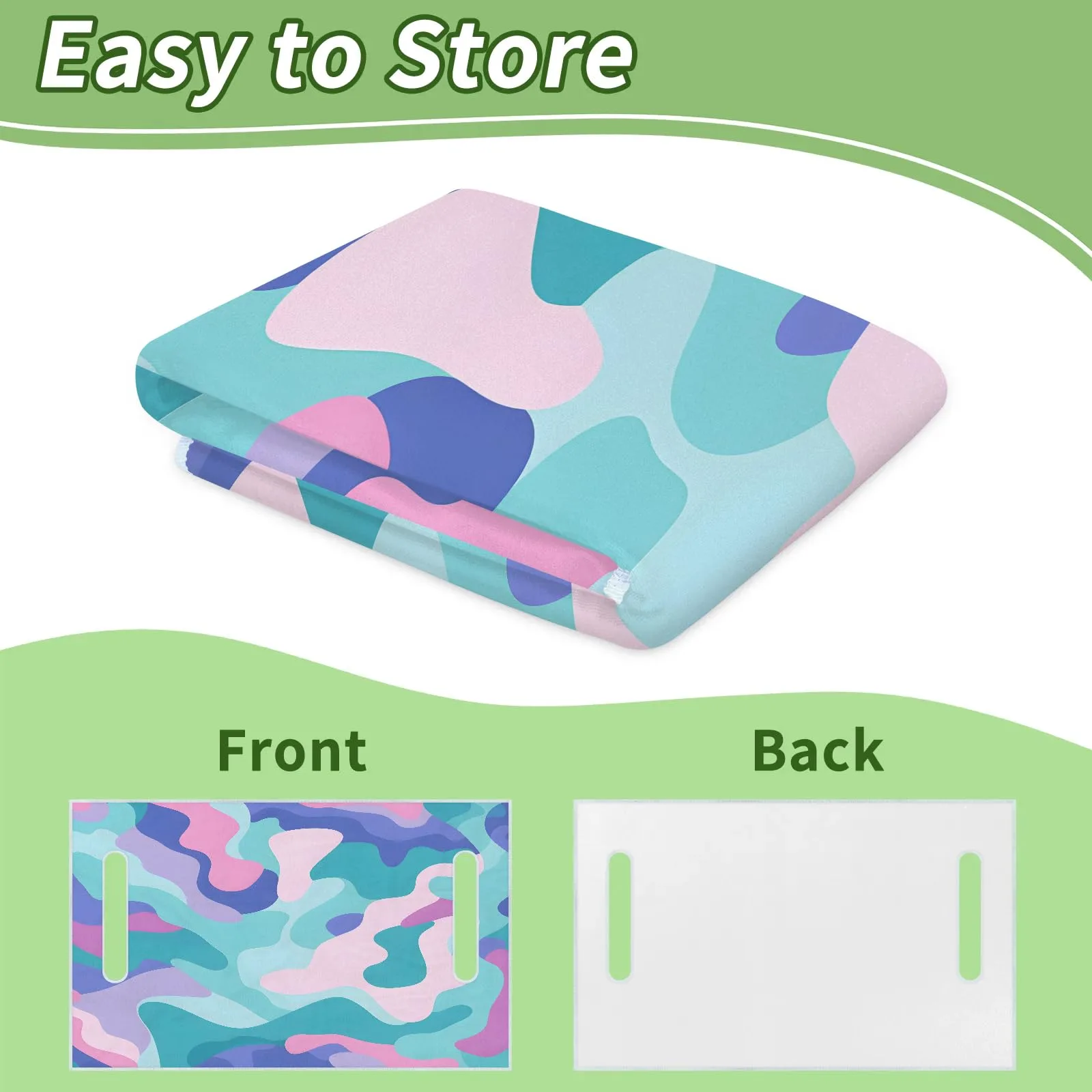 Tiveruda 51 x 31 in Abstract Camouflage Golf Cart Seat Cover - Polyester image 4