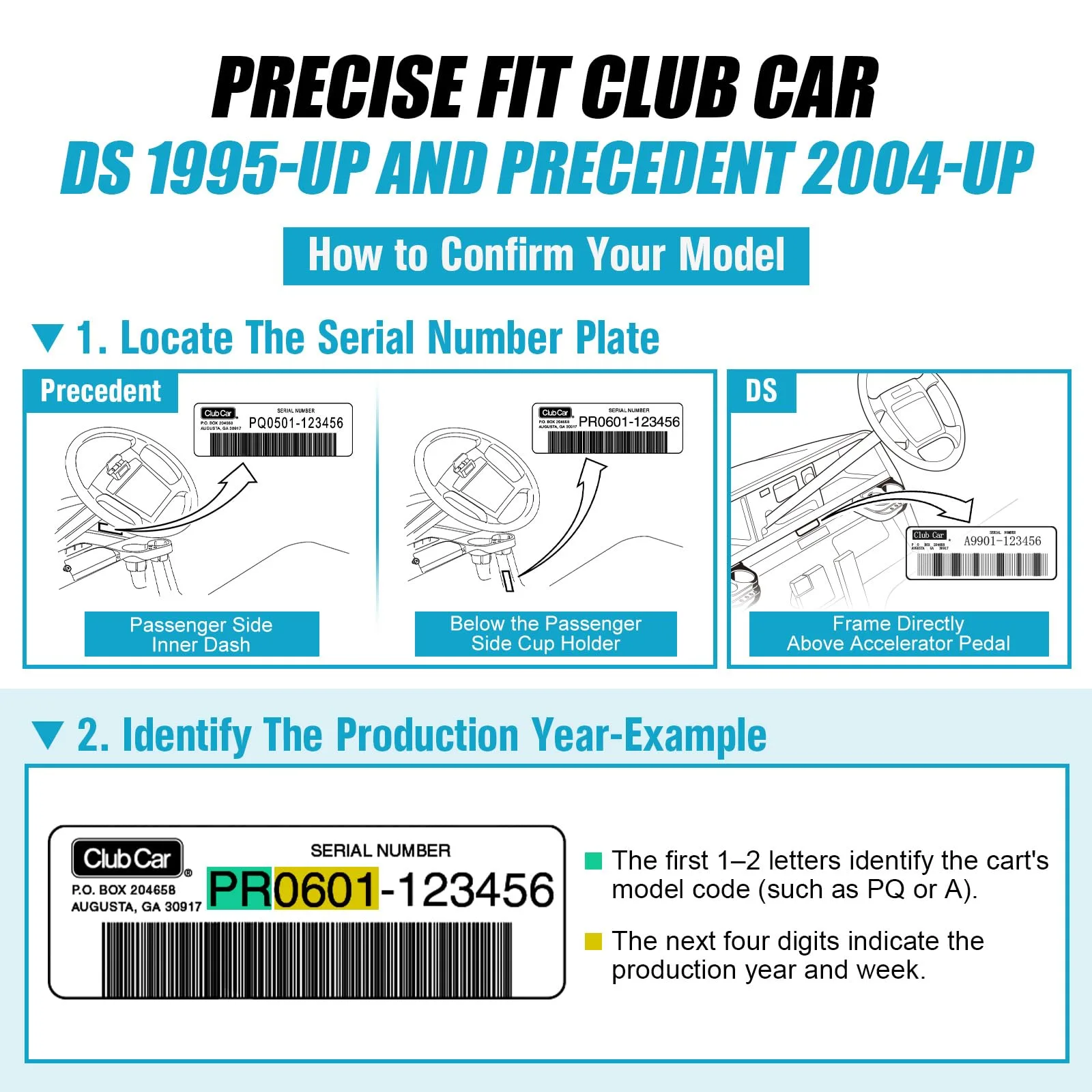 ENEKERP Brake Repair Kit for Club Car DS and Precedent image 2