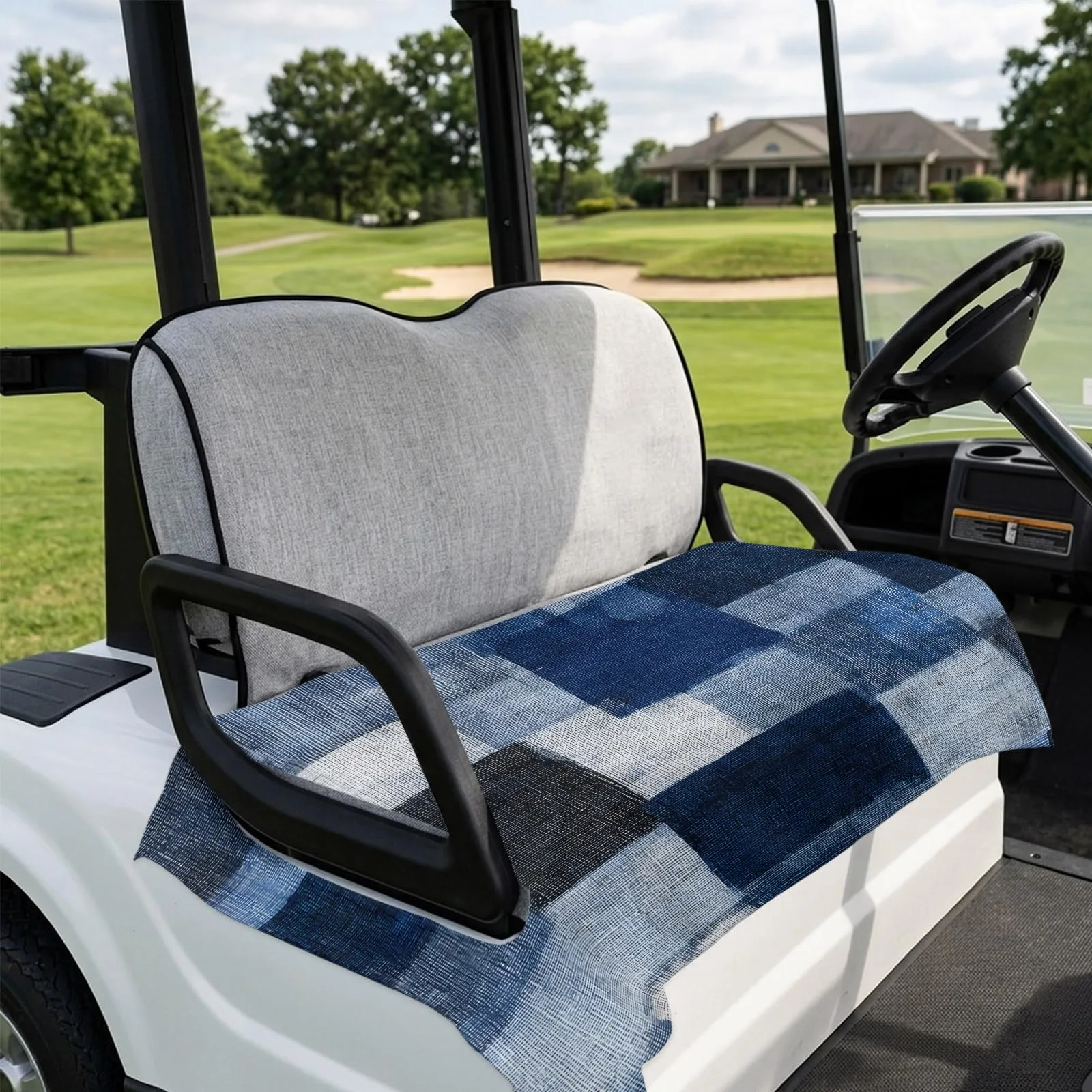 DecorLovee Navy Blue Golf Cart Seat Cover 51 x 31 in image 4