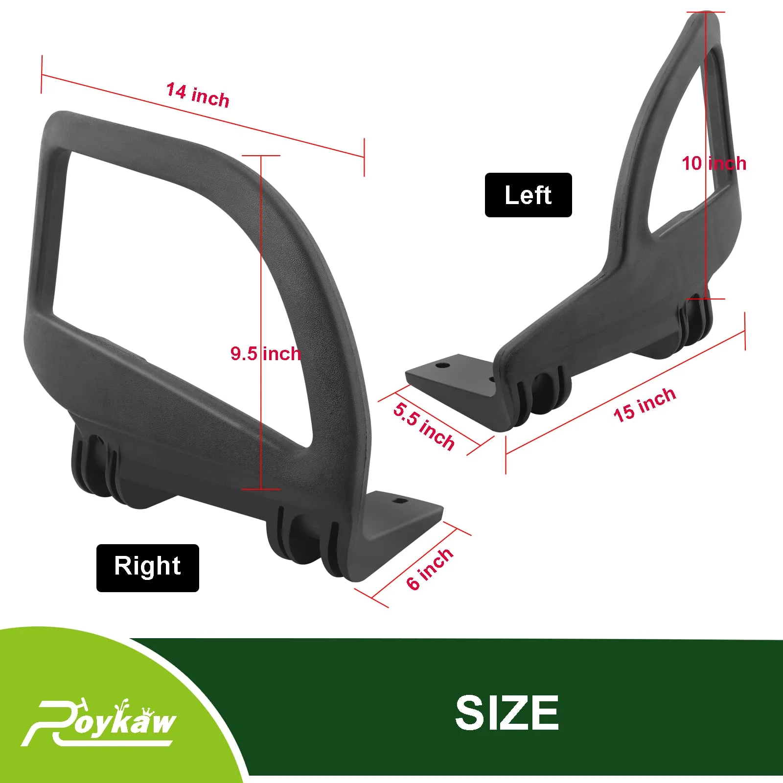Roykaw Hip Restraint Armrests for E-Z-GO RXV 2008-2015 image 4