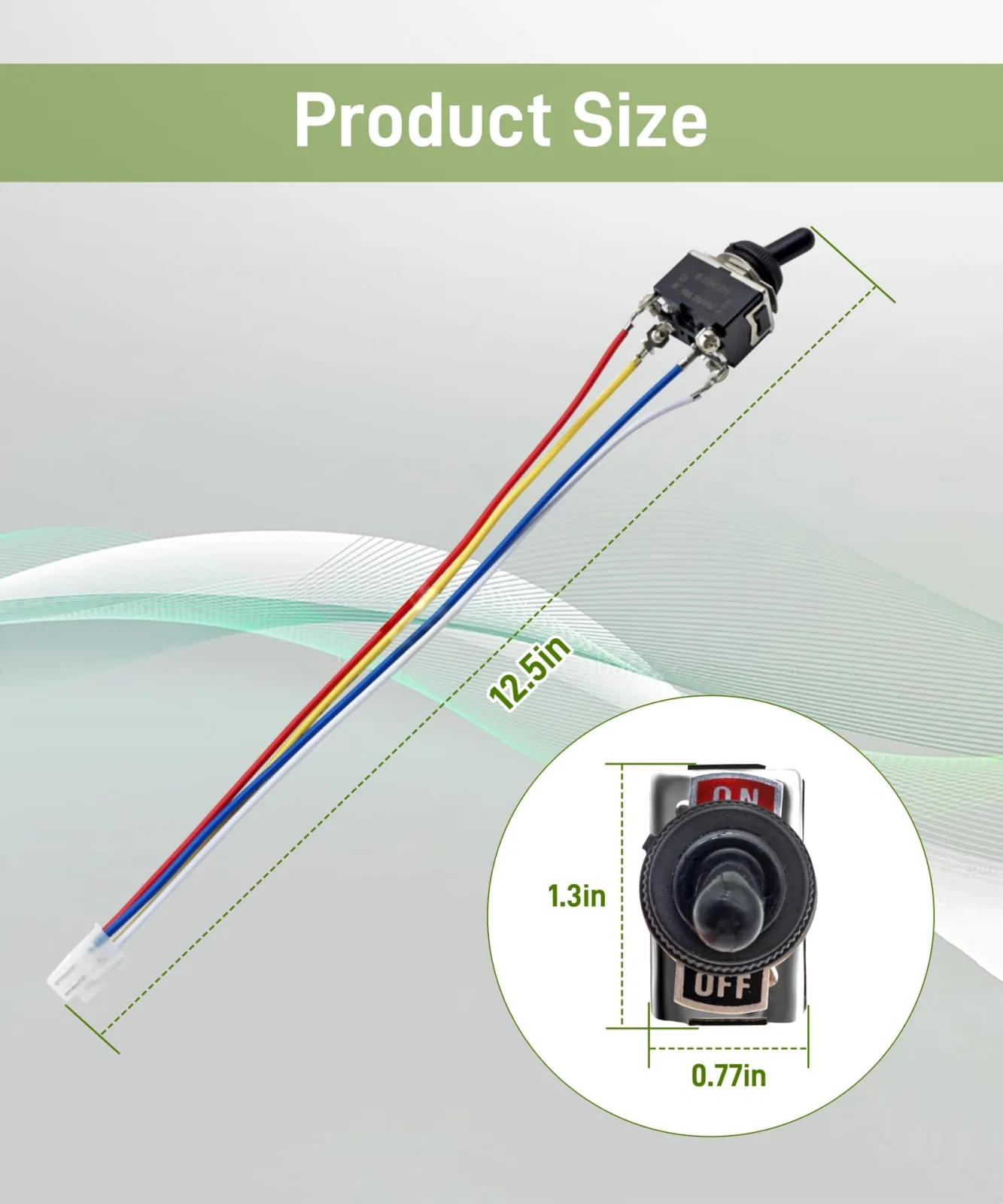 Maigoo 73125-G01 Tow/Run Switch for E-Z-GO TXT image 4